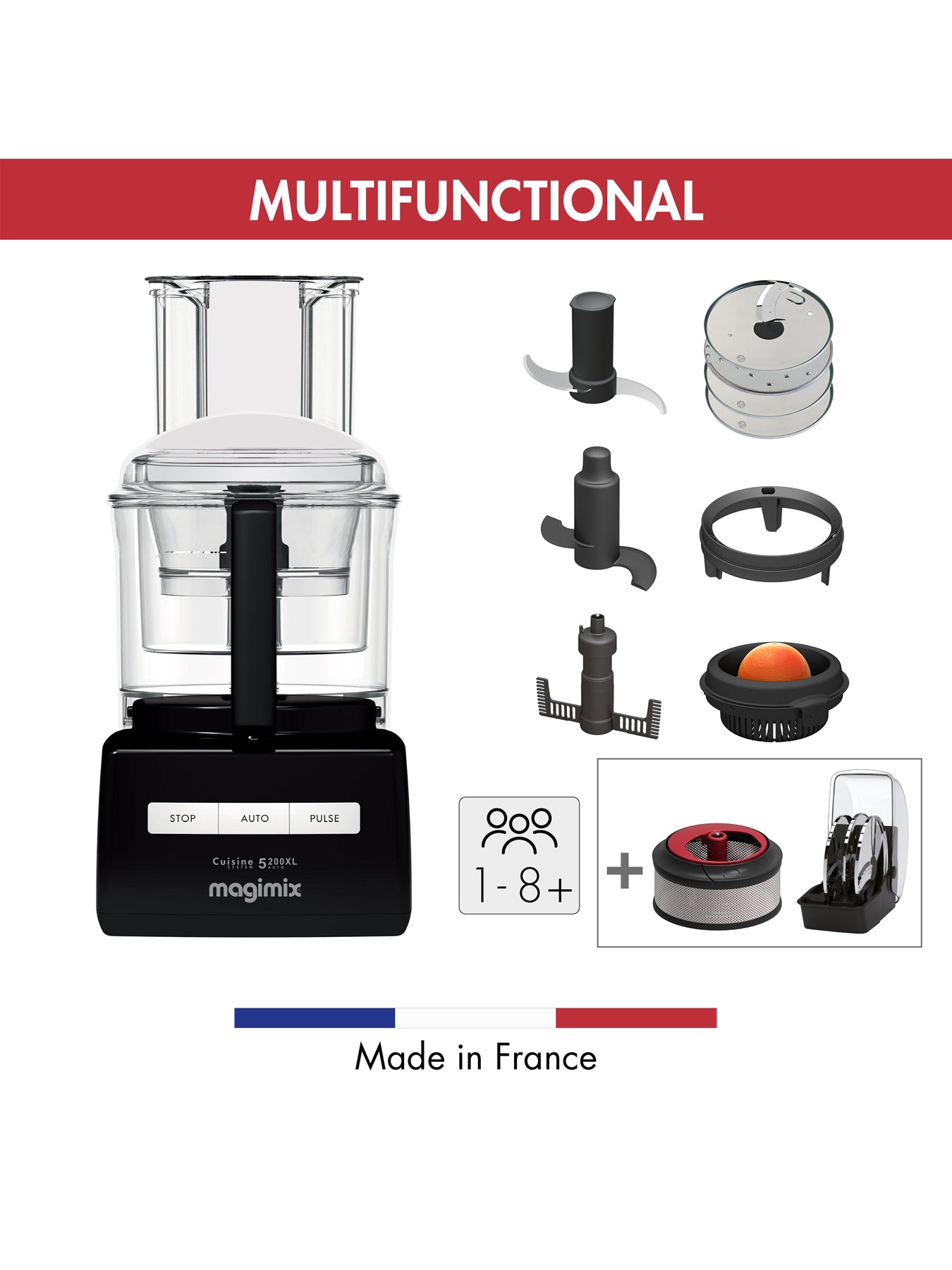 18712 5200XL PREMIUM F/PROCESSOR (Black)