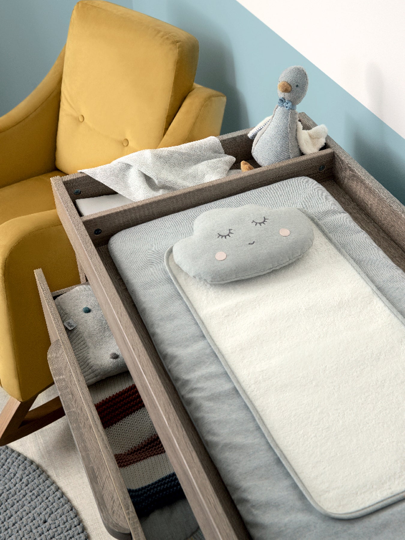 Luxury Changing Mattress Cloud Pillow