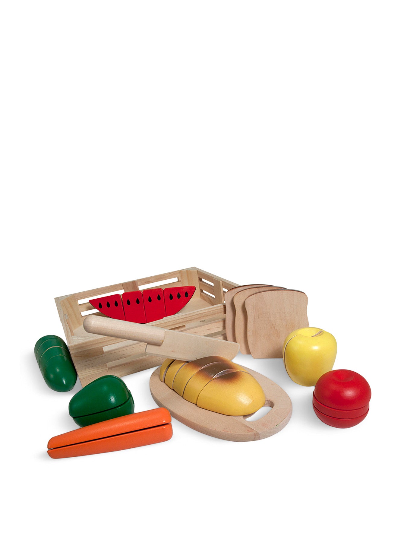 Wooden Cutting Food Set