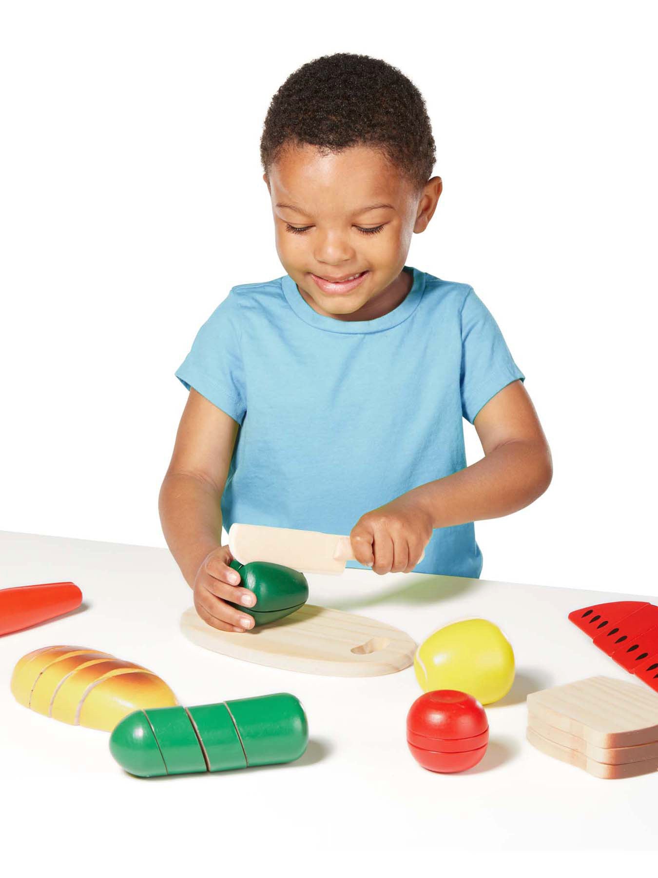 Wooden Cutting Food Set