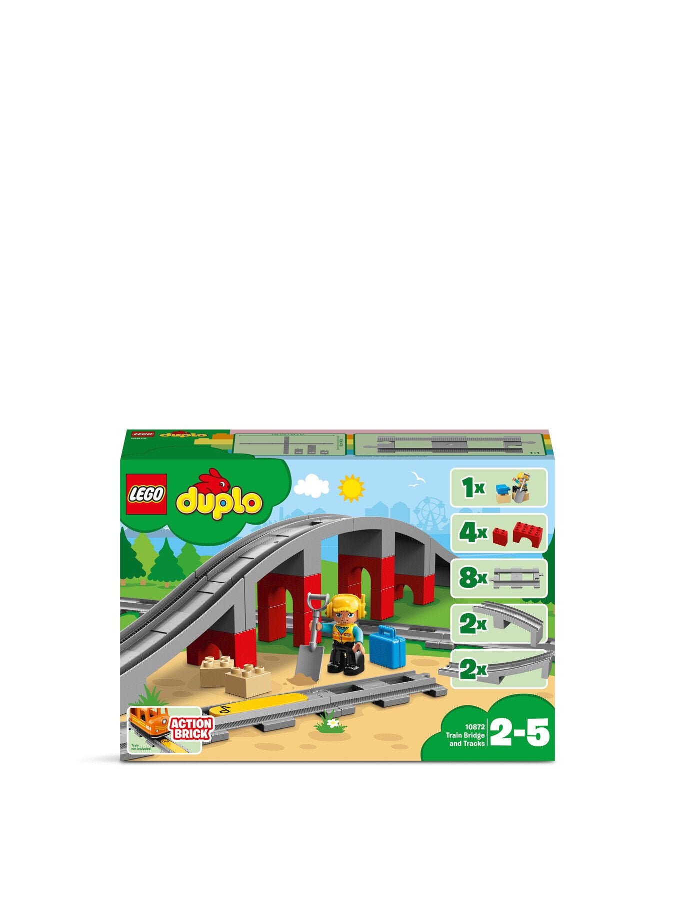 Train Bridge and Tracks 10872