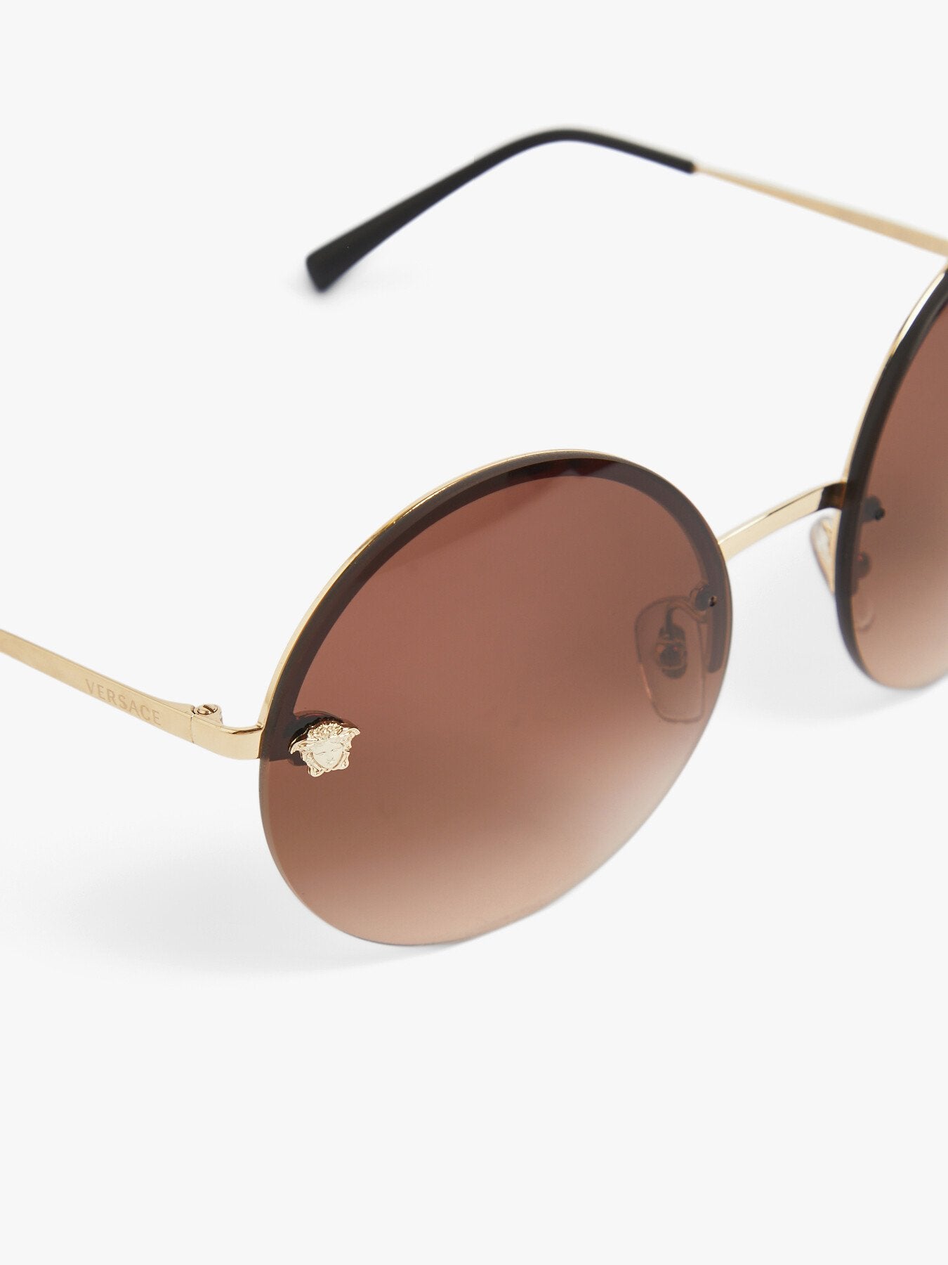 Round Rimless Sunglasses