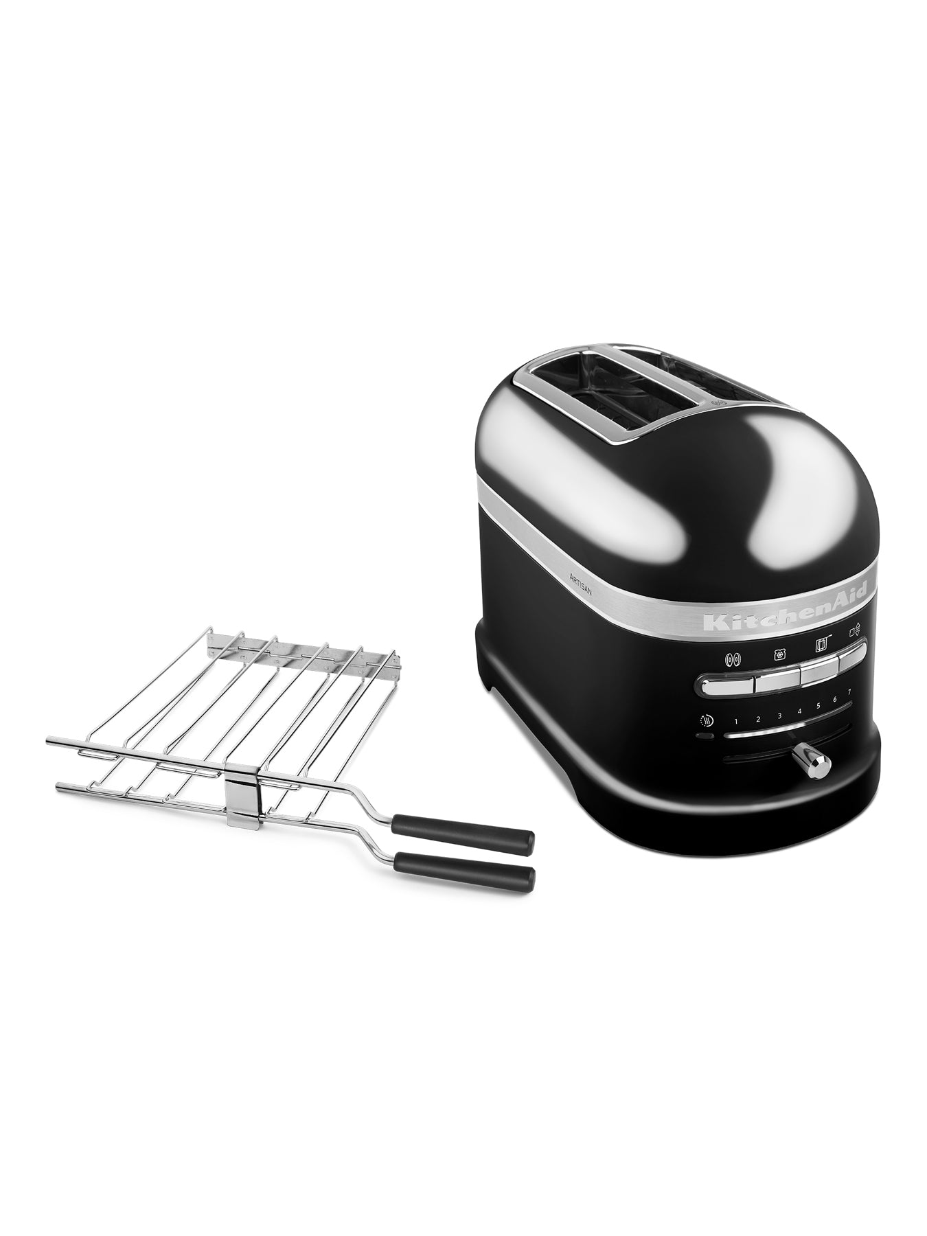 2-Slot Toaster Black