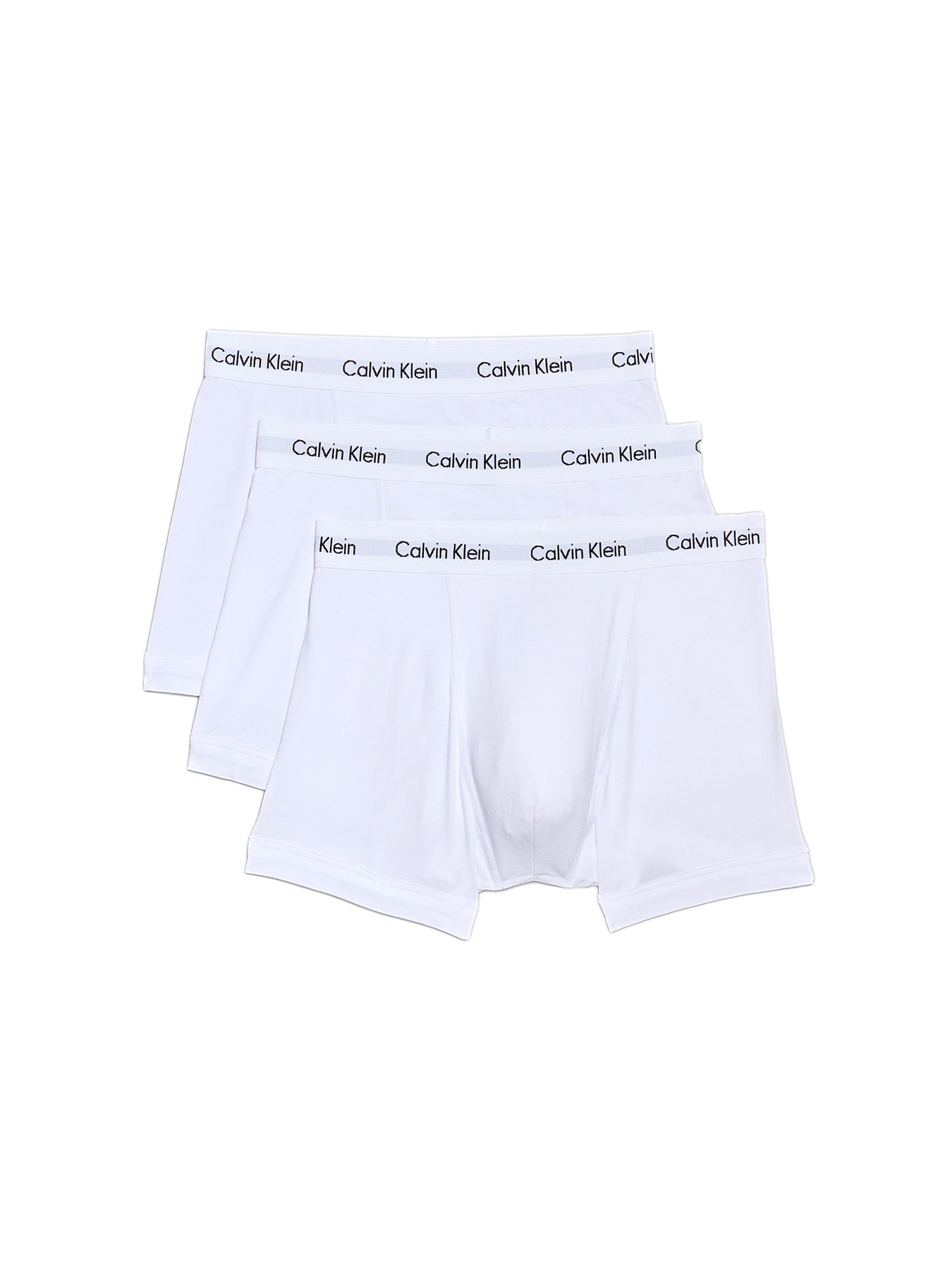 3 Pack Cotton Stretch Trunks White