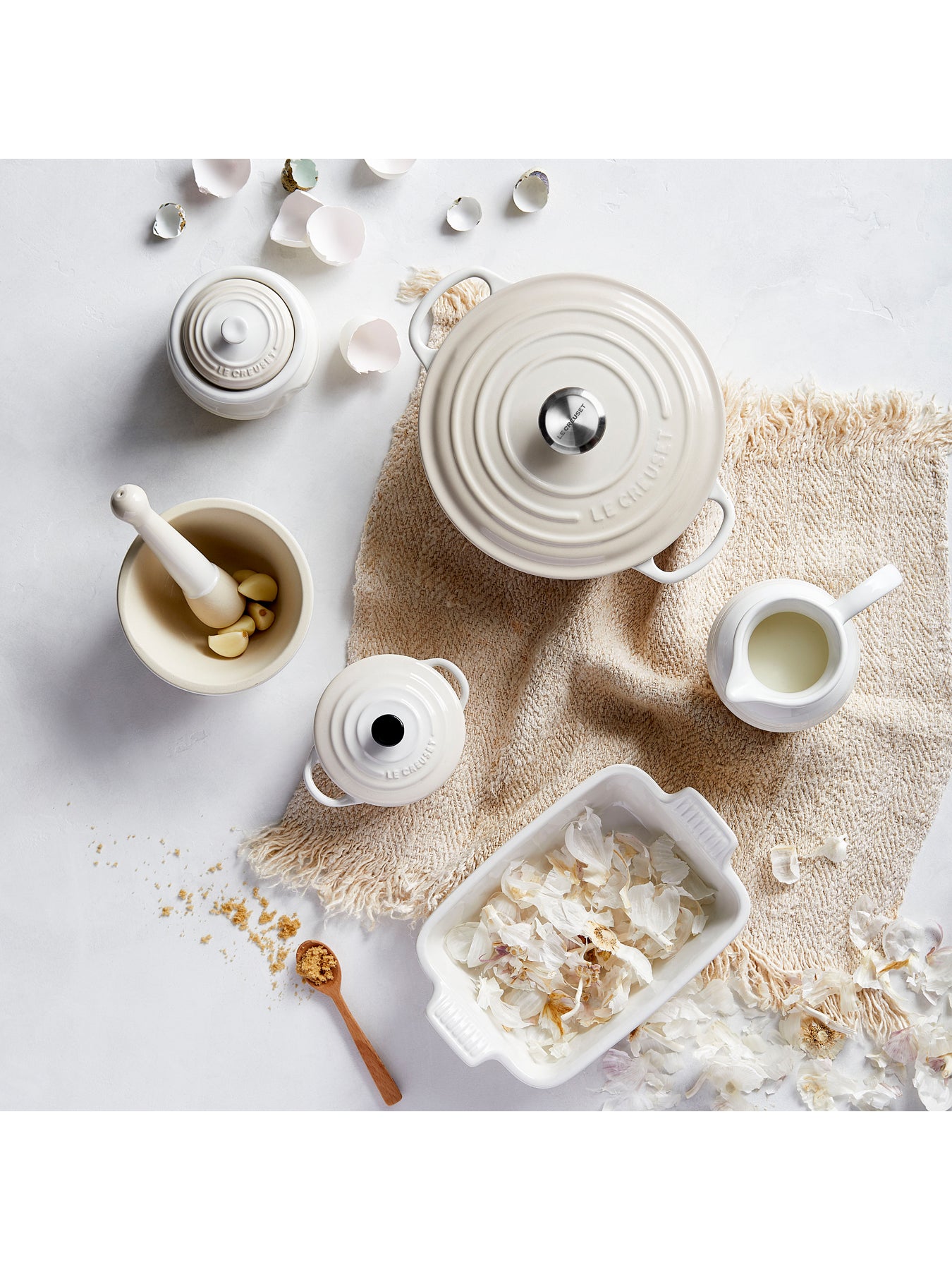 Stoneware Heritage Rectangular Dish Meringue 26cm