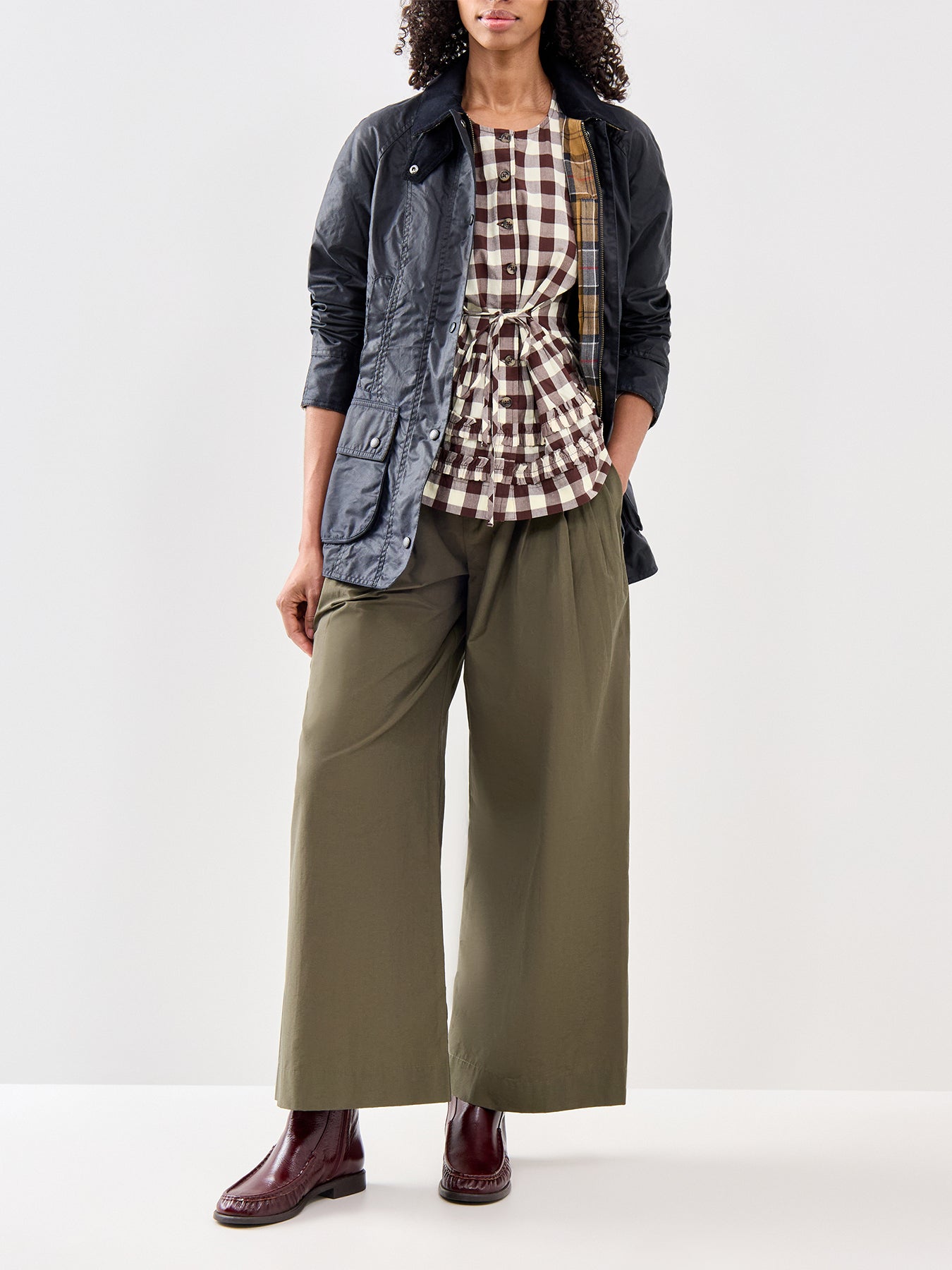 Womens Classic Beadnell Wax Jacket
