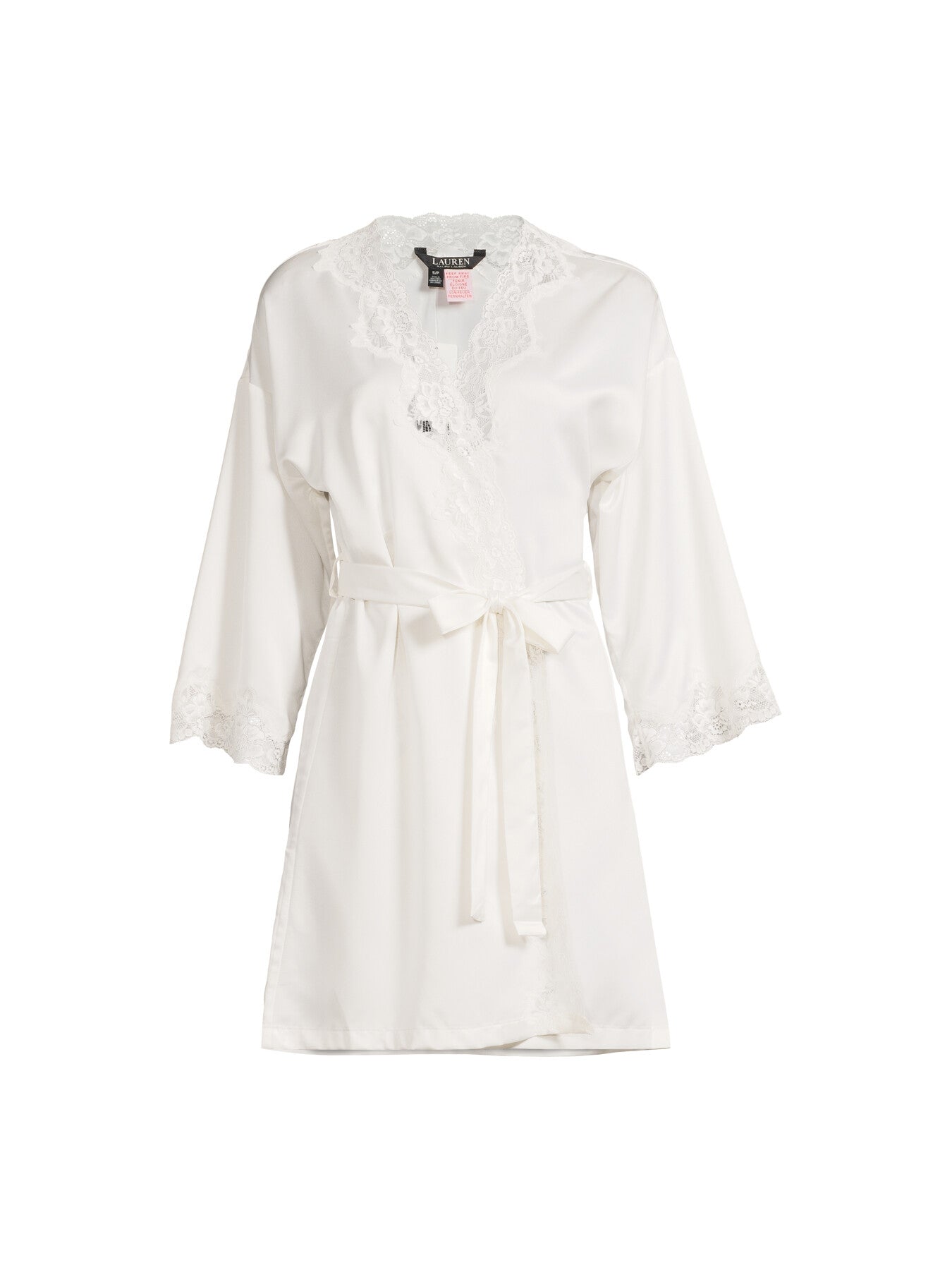 Signature Satin Lace Kimono