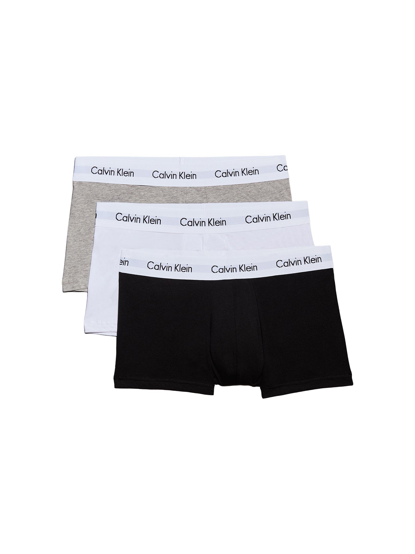 Low Rise 3 Pack Cotton Stretch Trunks Multi