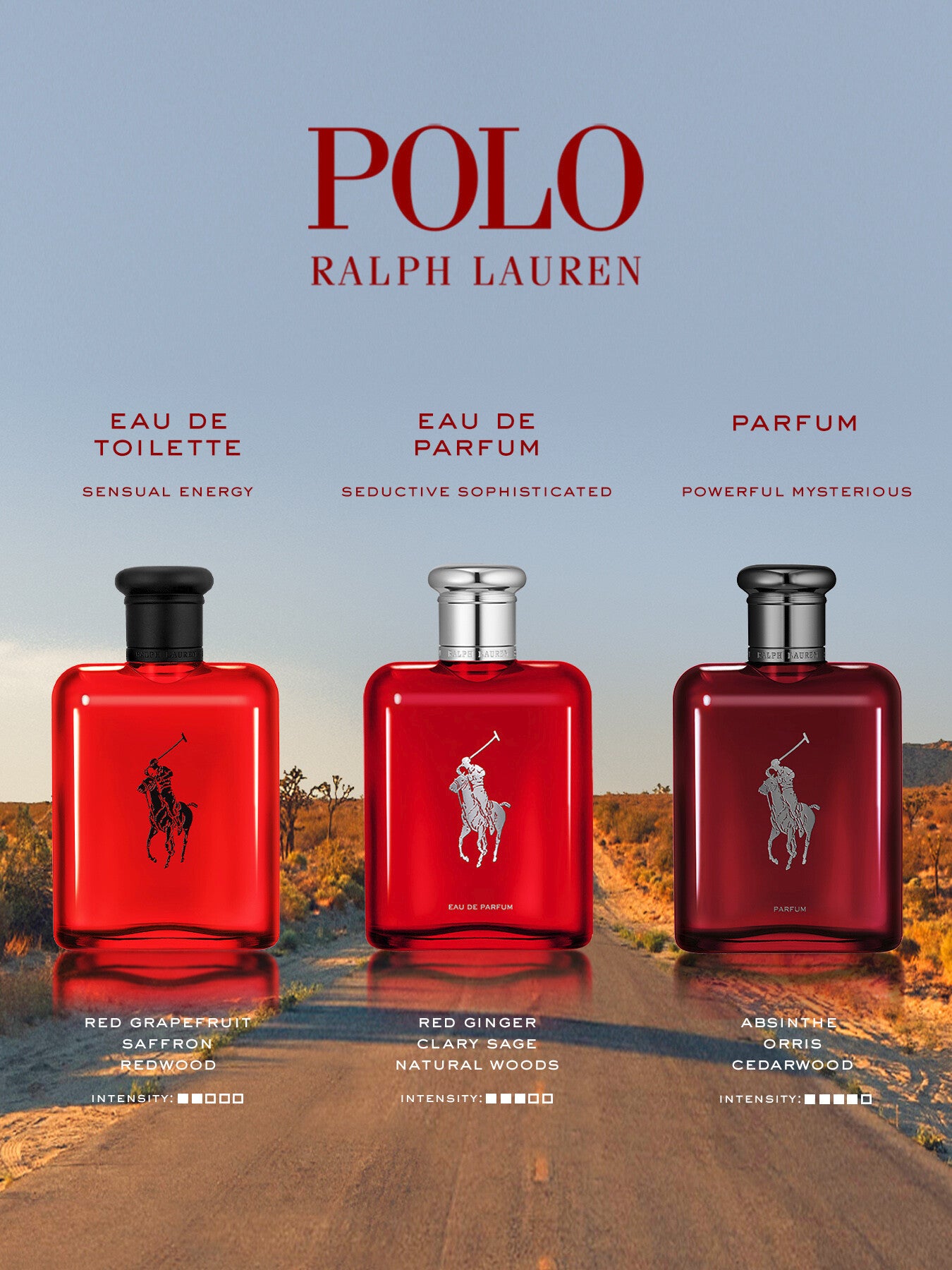 Polo Red Eau de Toilette 125ml