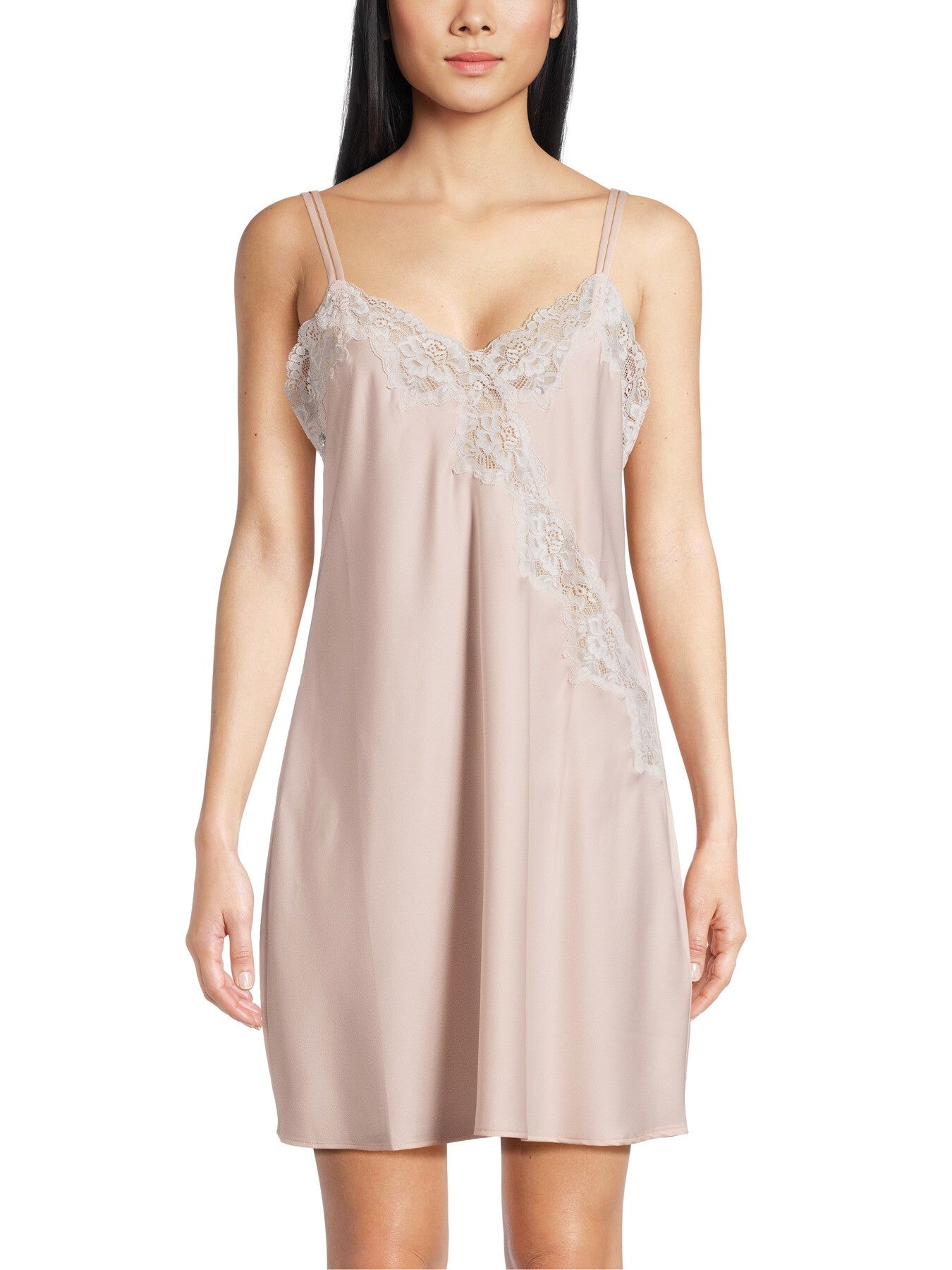 Signature Satin Lace Chemise