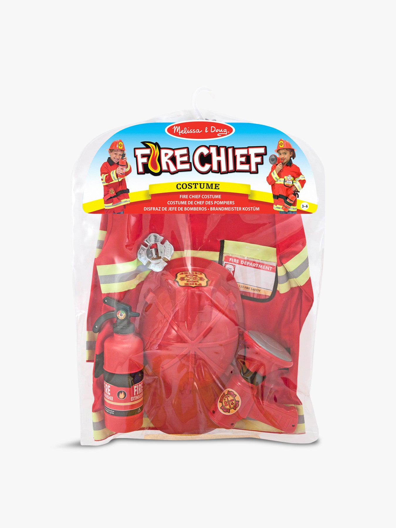 Fire Chief Role Play Costume Set