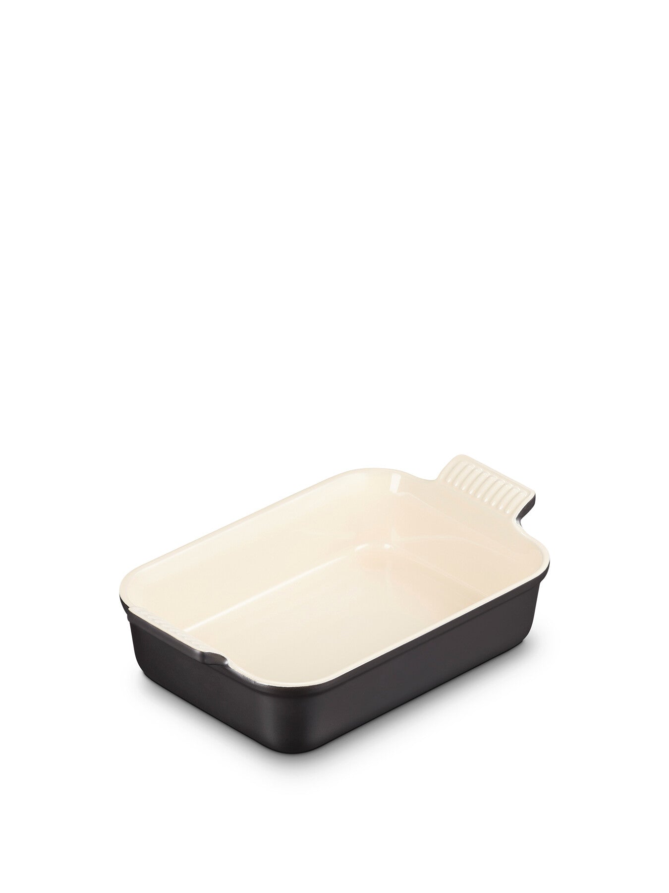 Stoneware Heritage Deep Rectangular Dish 32cm Satin Black