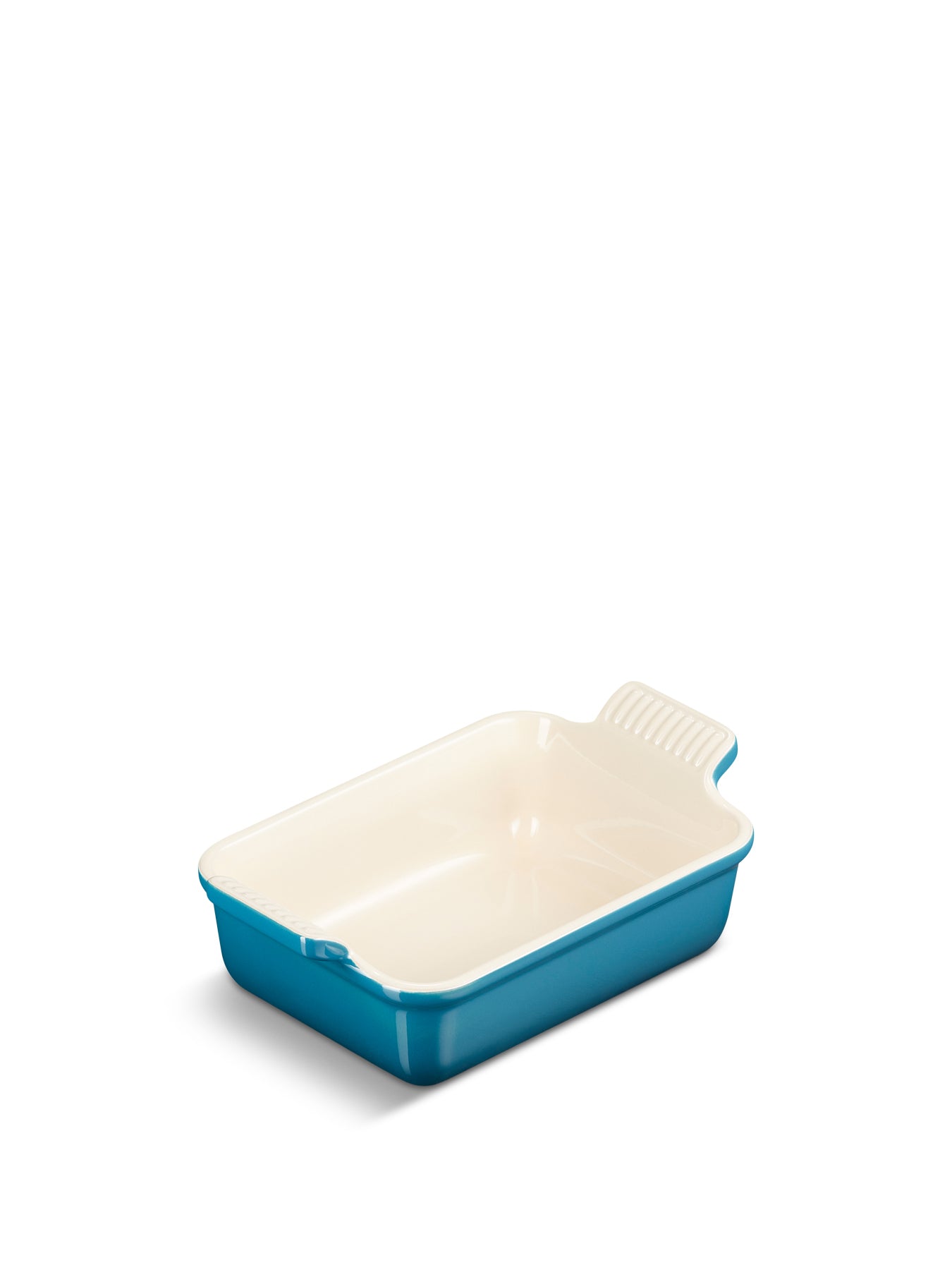 Stoneware Heritage Rectangular Dish Deep Teal 19cm