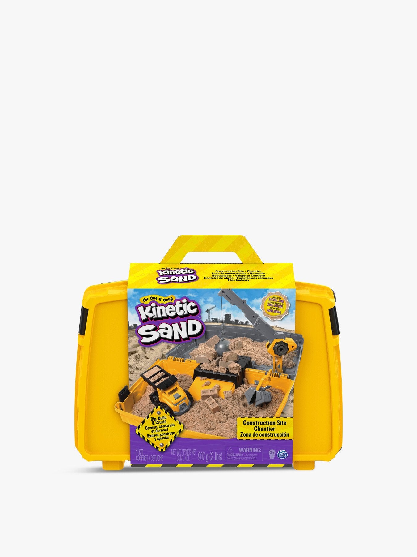 Kinetic Sand Construction Sandbox