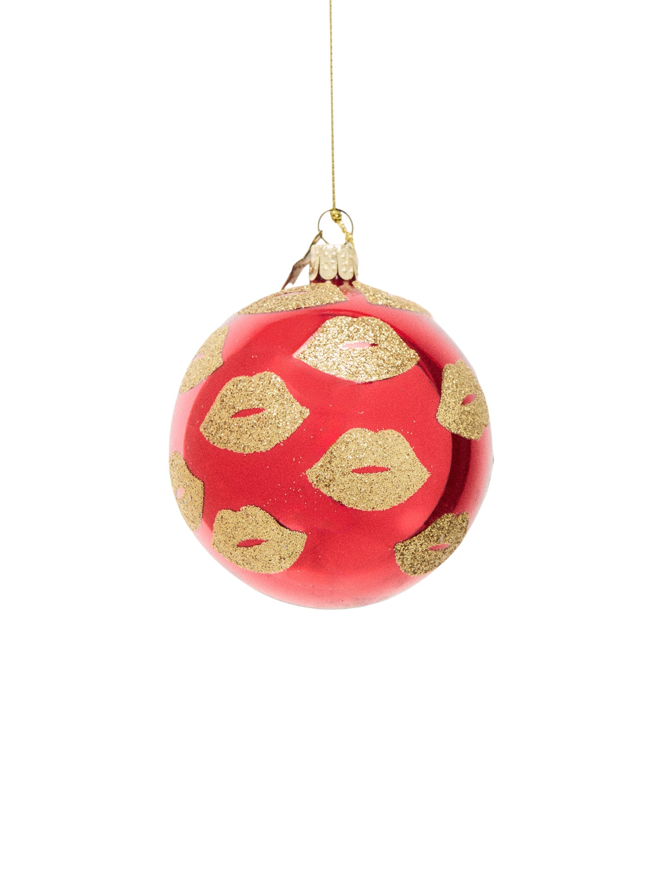 Glittery Lip Christmas Tree Hanging Decoration