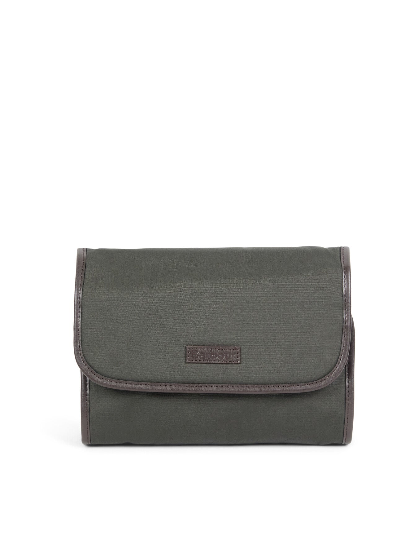 Barbour wax hanging washbag
