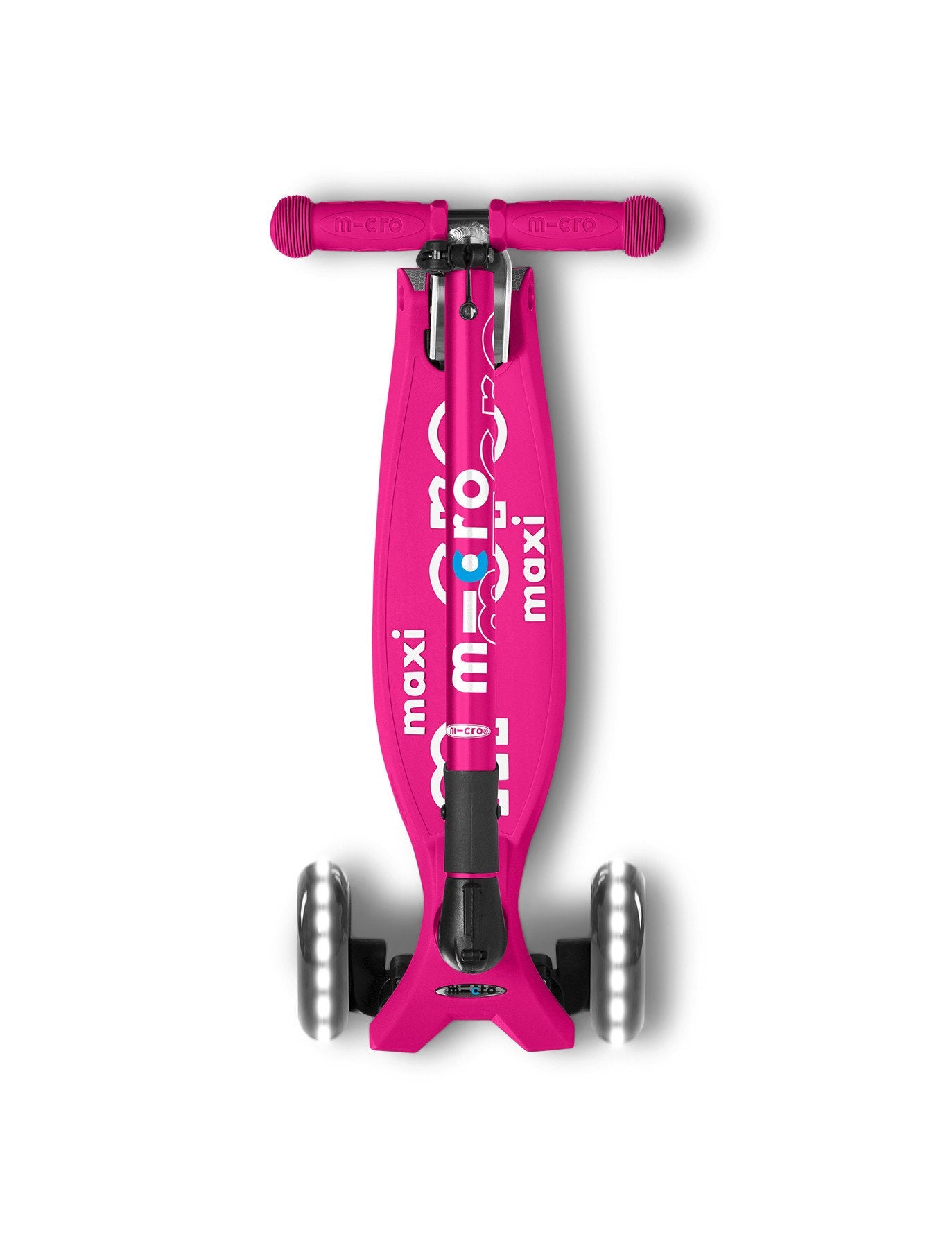 Pink Maxi Deluxe LED Foldable Scooter