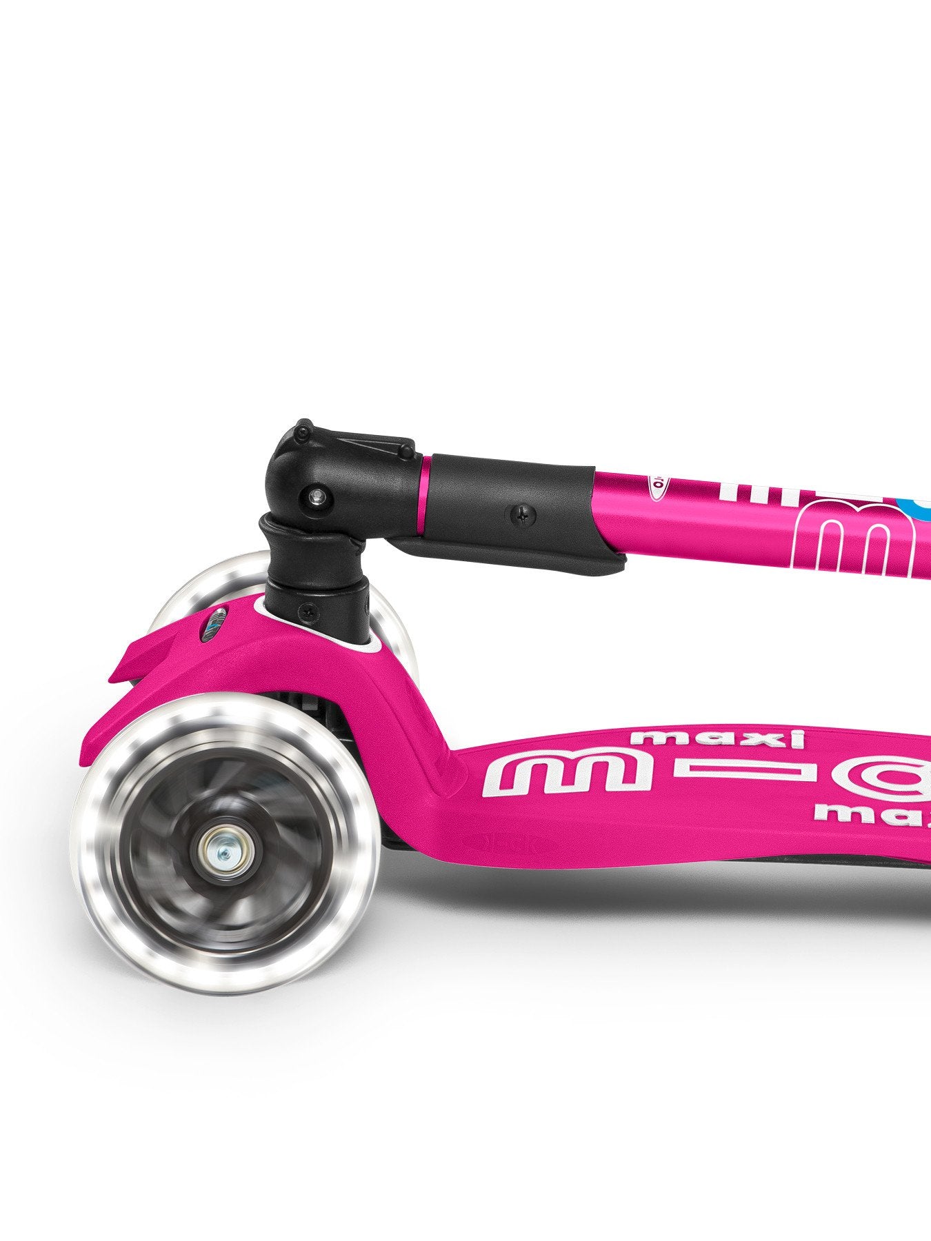 Pink Maxi Deluxe LED Foldable Scooter
