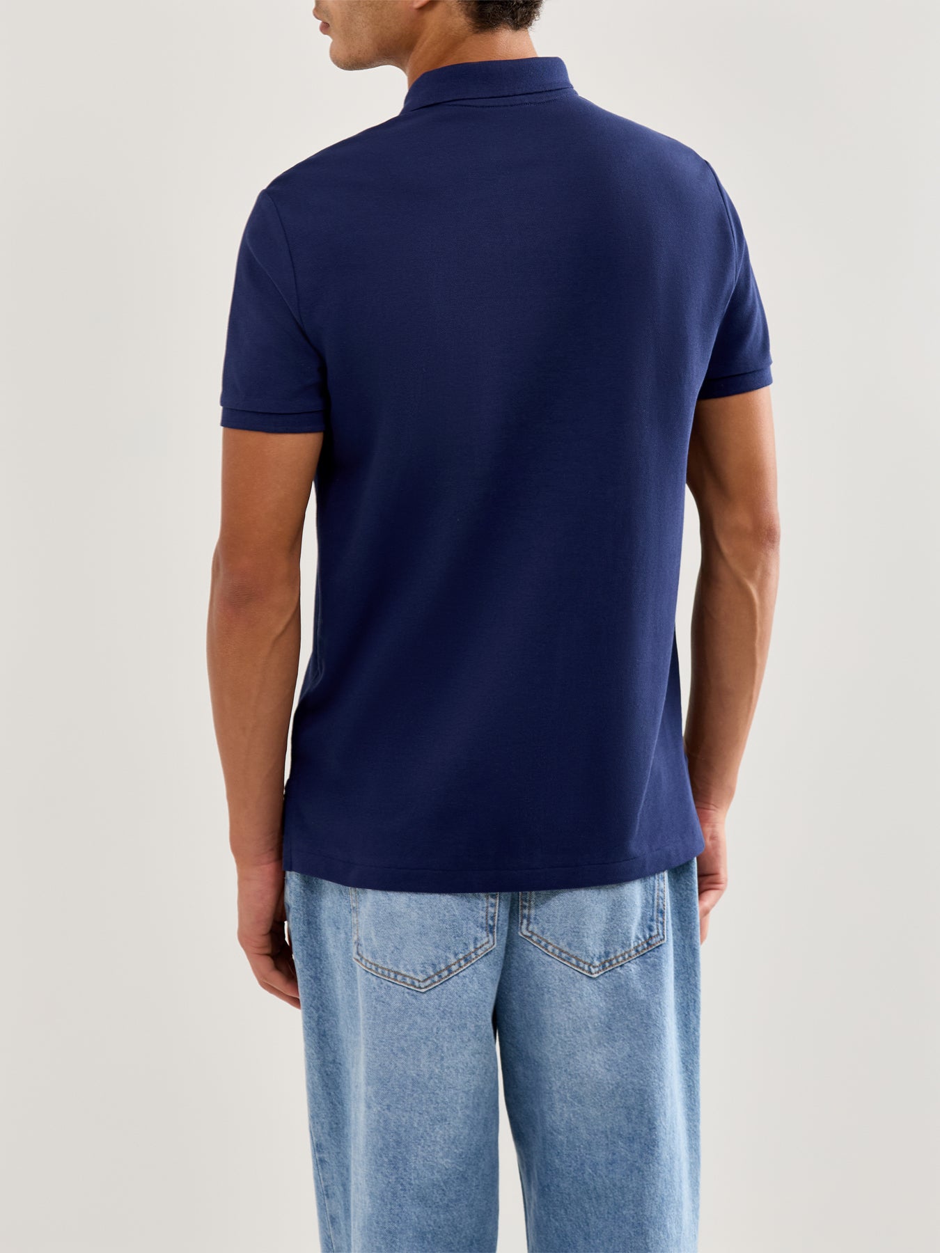 Basic Custom Fit Short Sleeve Polo Shirt