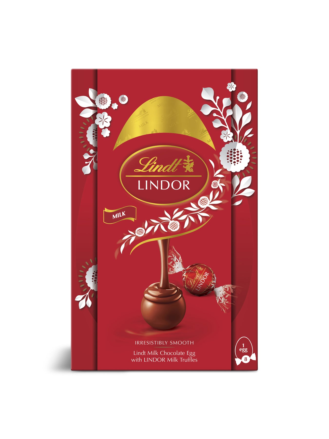 Lindt Lindor Milk Chocolate Easter Egg with Truffles 260g