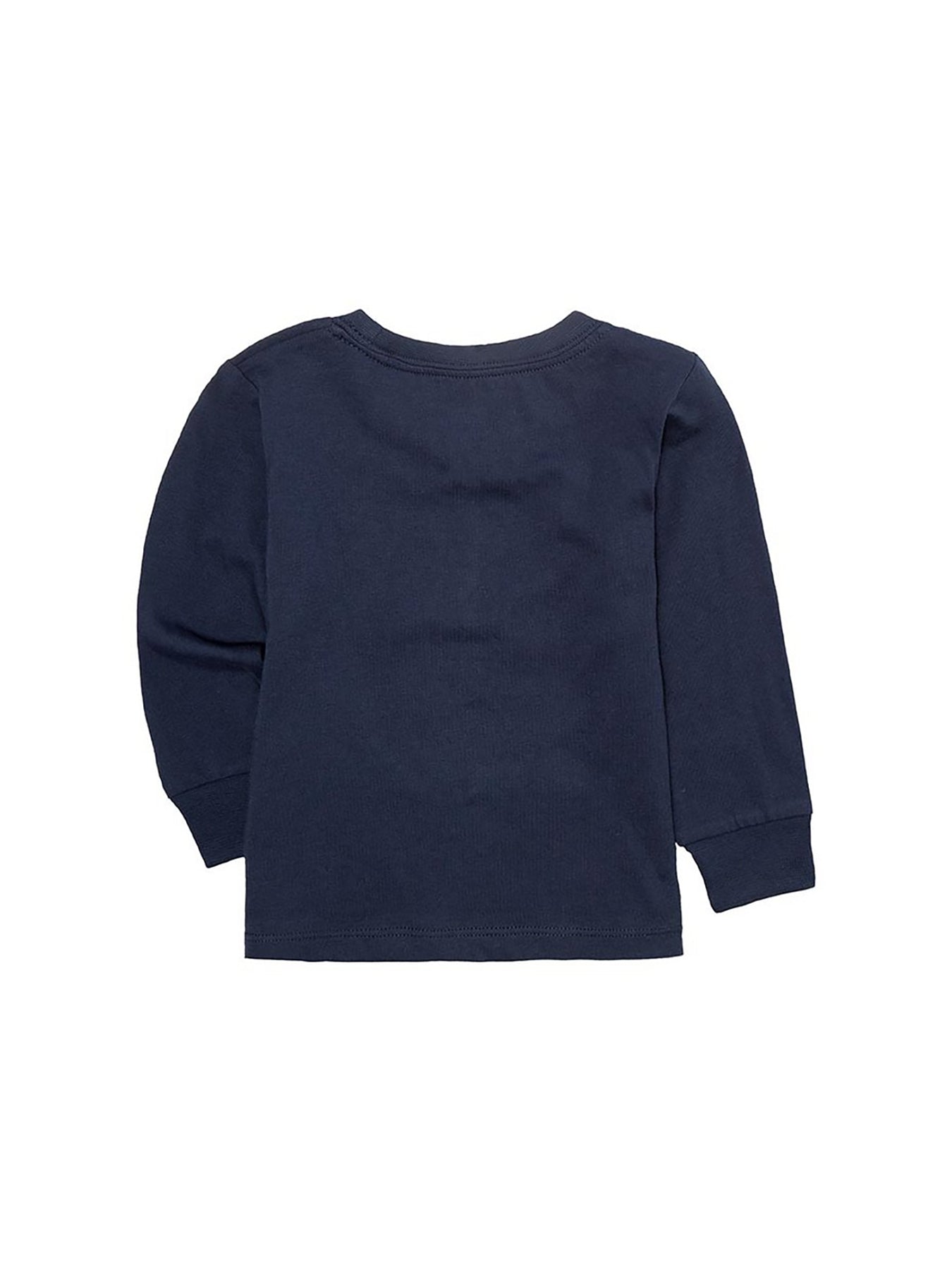 Long Sleeve Batwing Top Blue