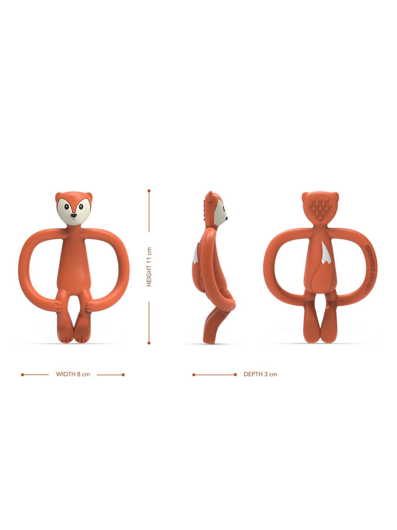 Fox Teether Orange
