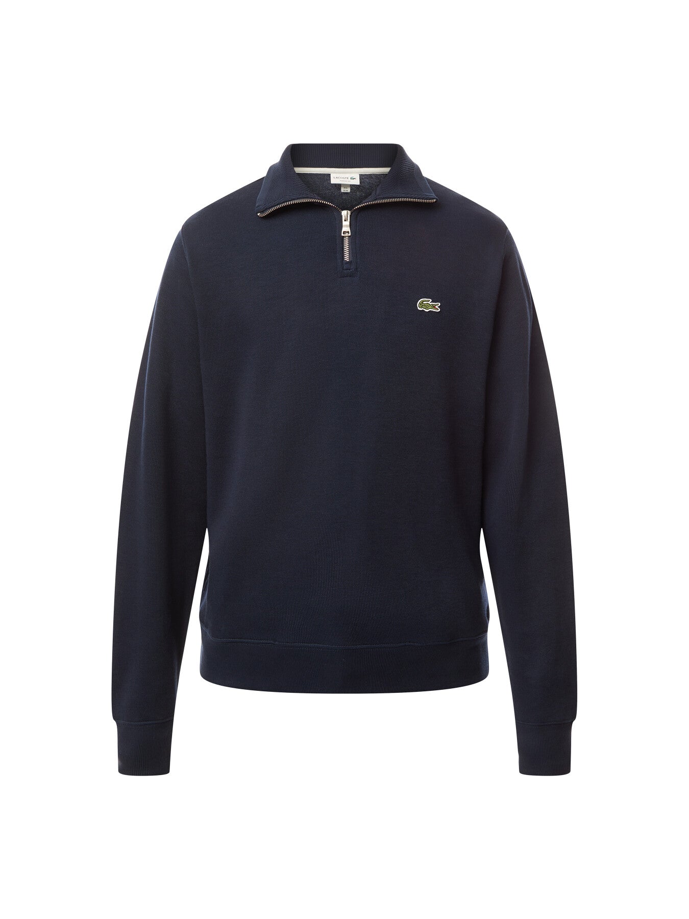 Zip Collar Cotton Sweatshirt