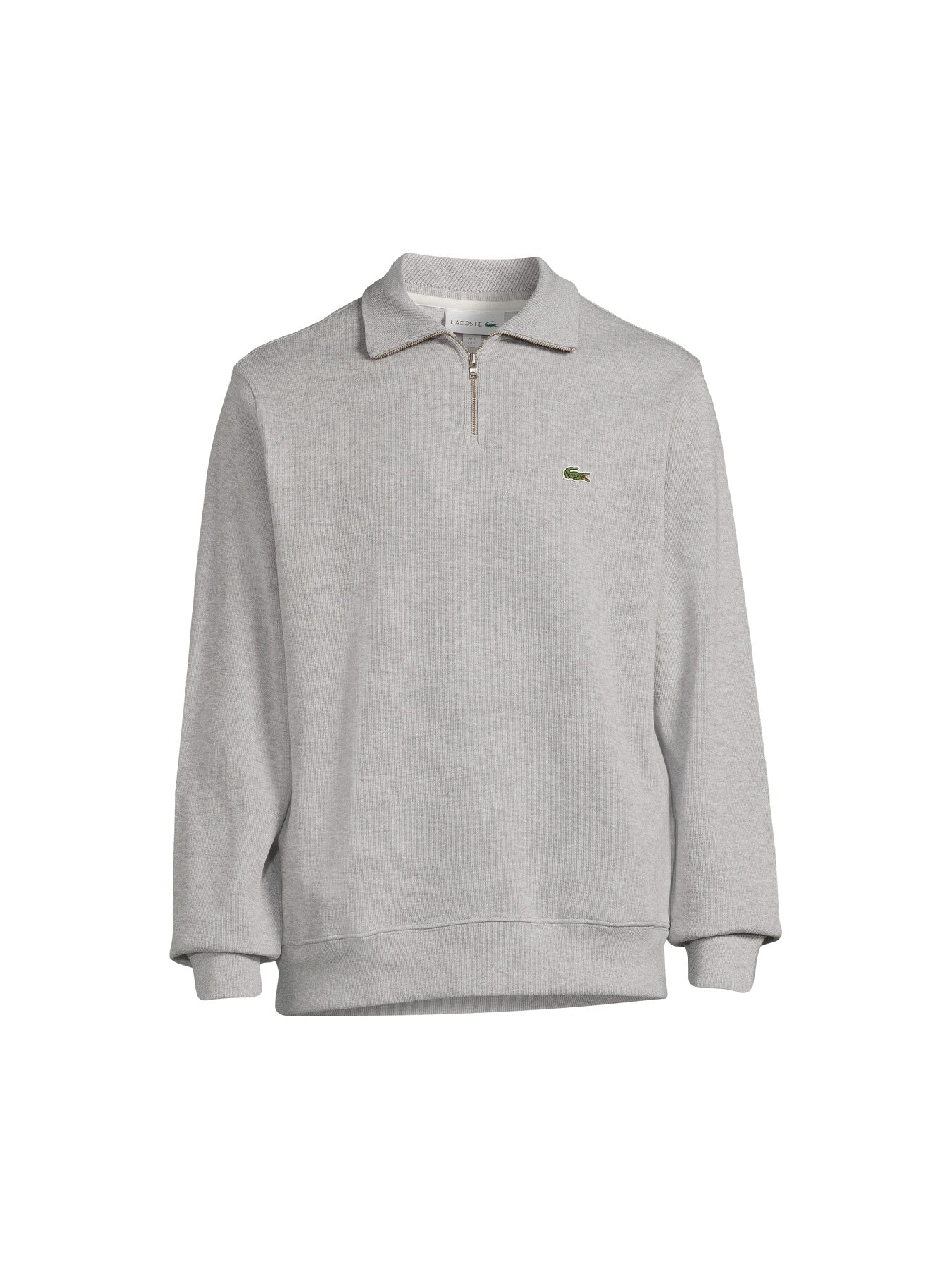 Zip Collar Cotton Sweatshirt