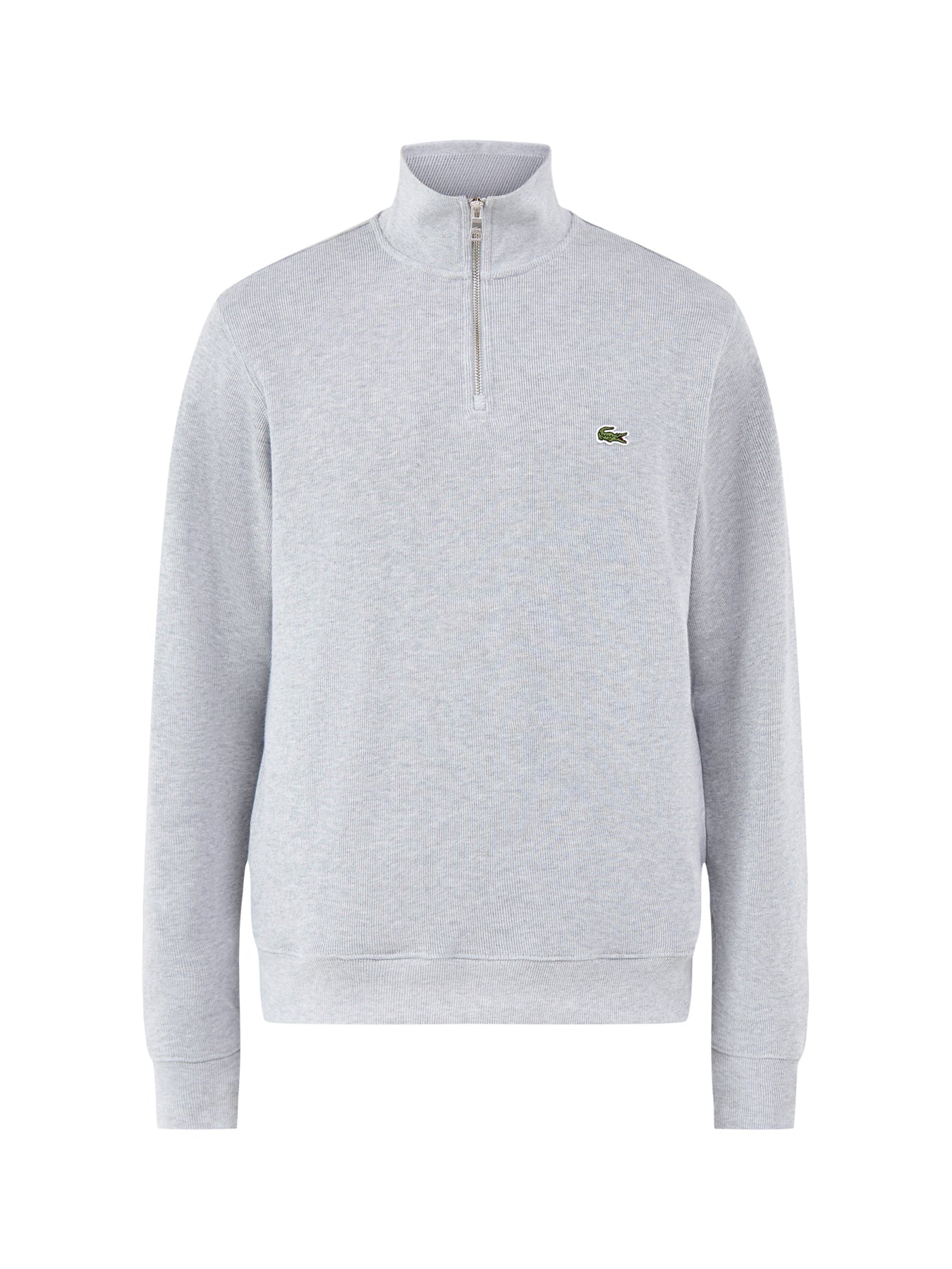 Zip Collar Cotton Sweatshirt