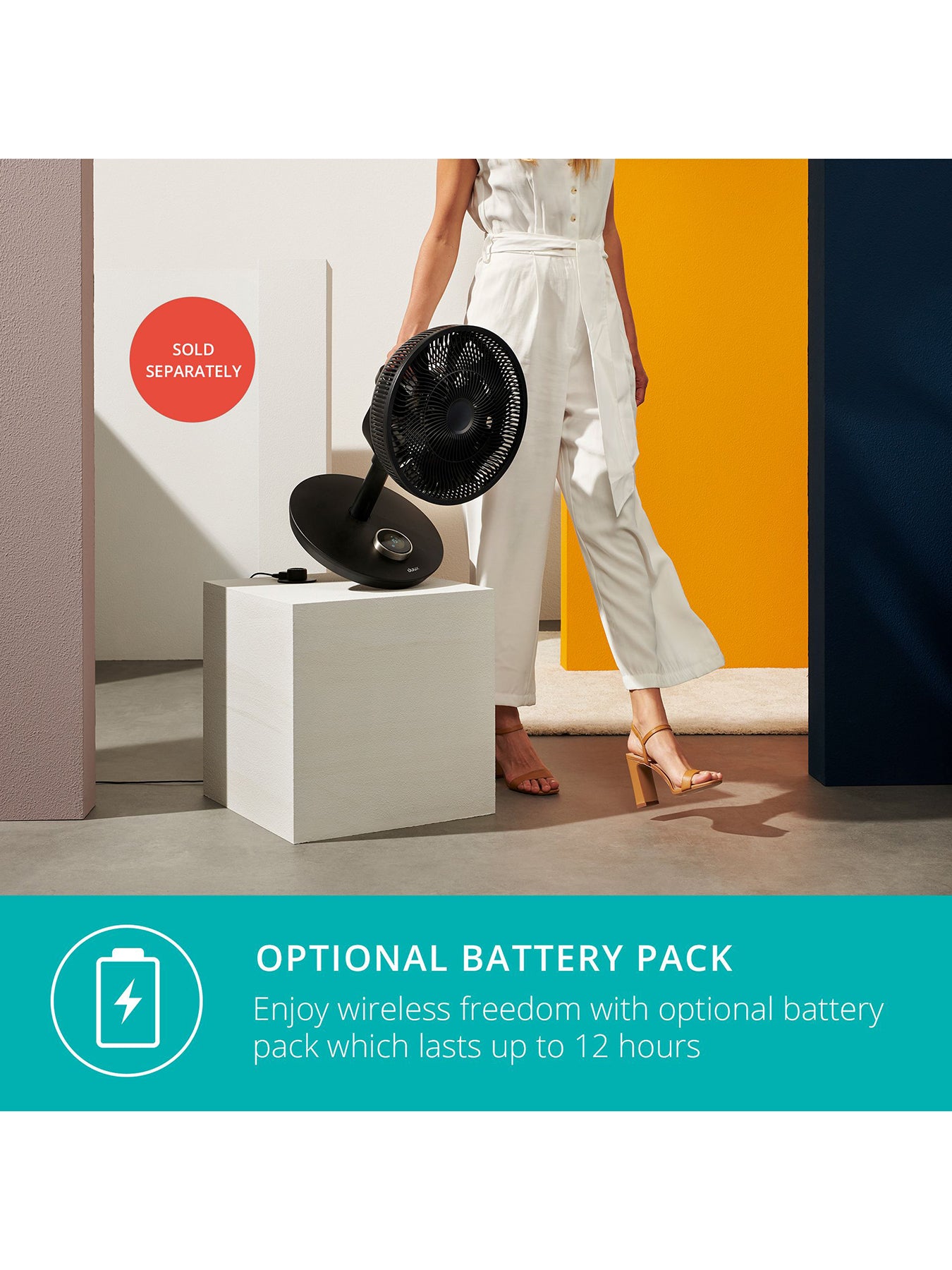 Whisper Flex Smart Fan Black