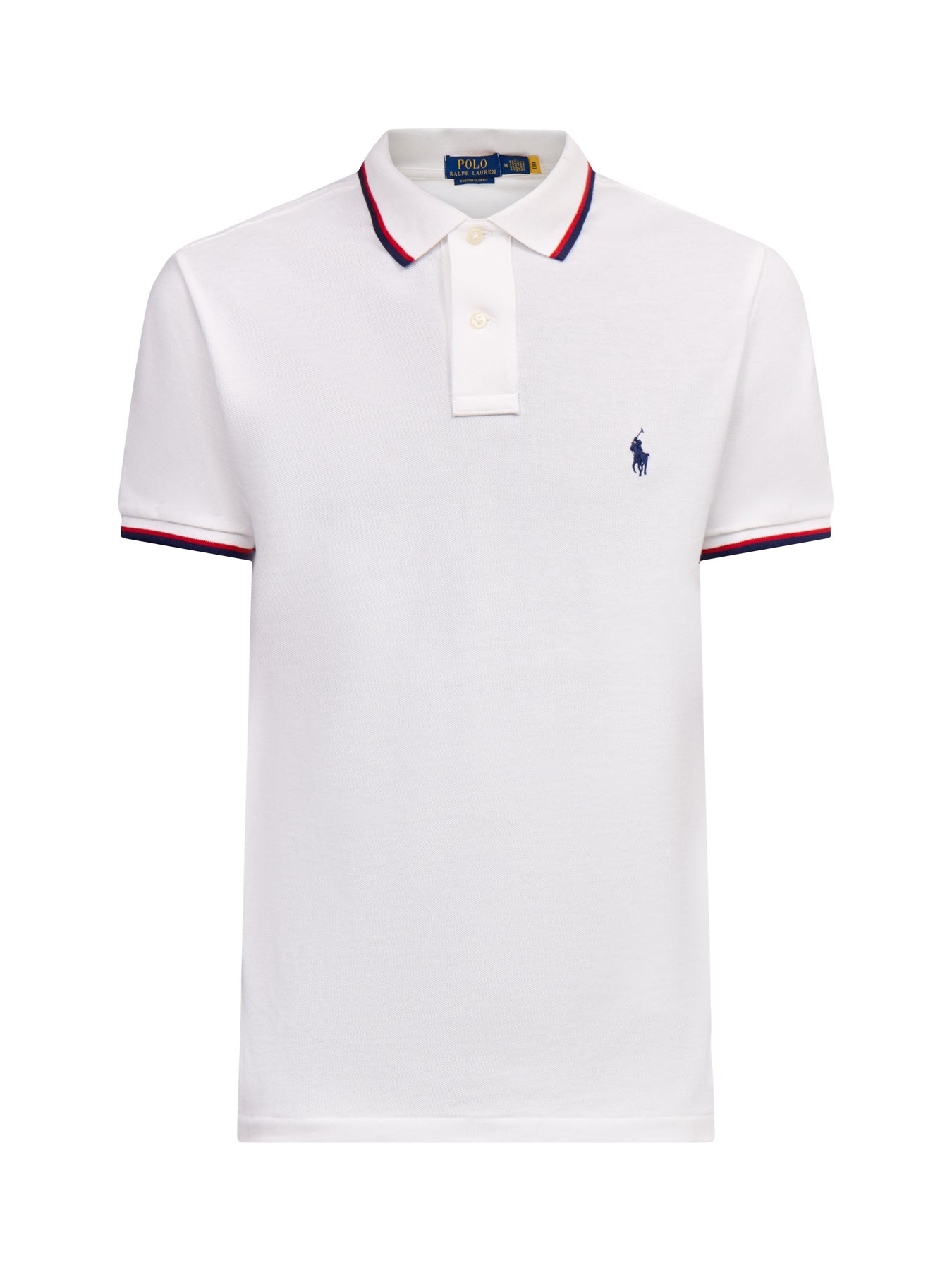 Mesh Tipped Short Sleeve Custom Fit Polo Shirt