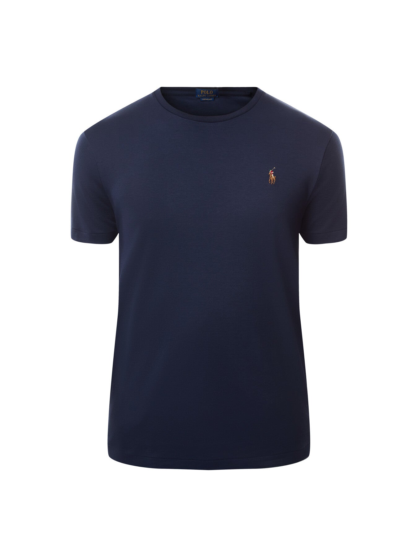 Pima Cotton Short Sleeve T-Shirt French Navy