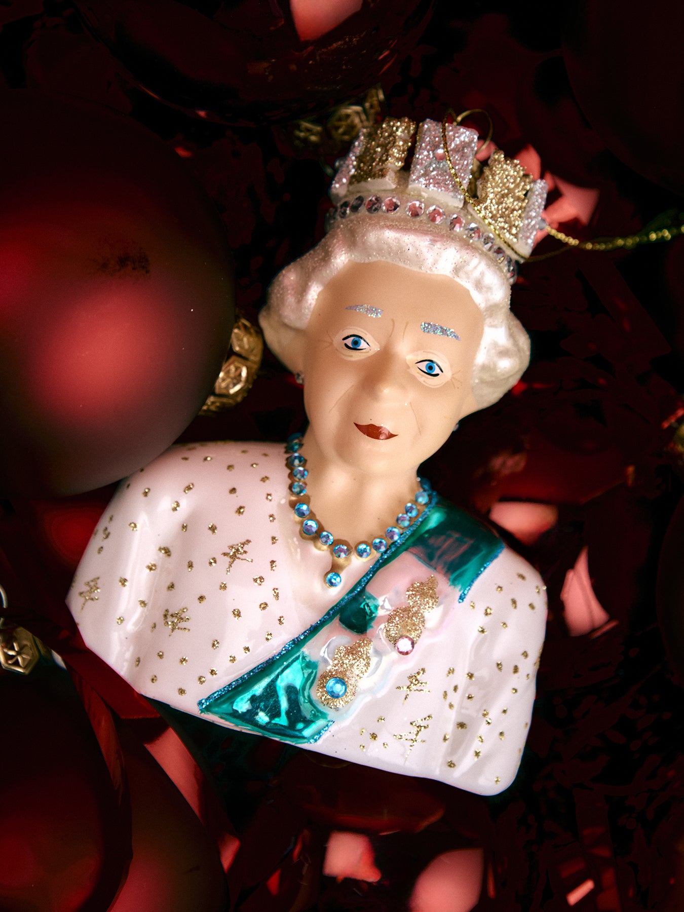 Queen Elizabeth Christmas Tree Hanging Decoration
