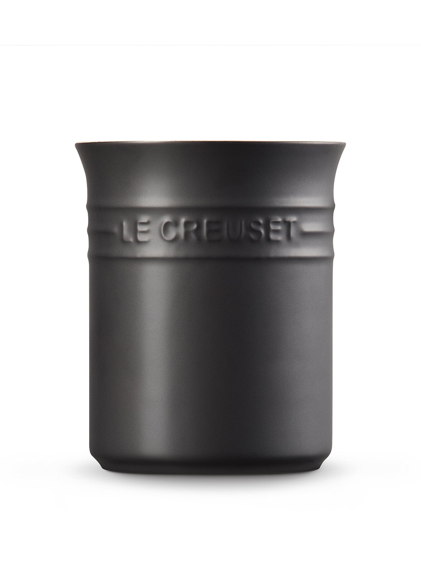 Small Utensil Jar Satin Black