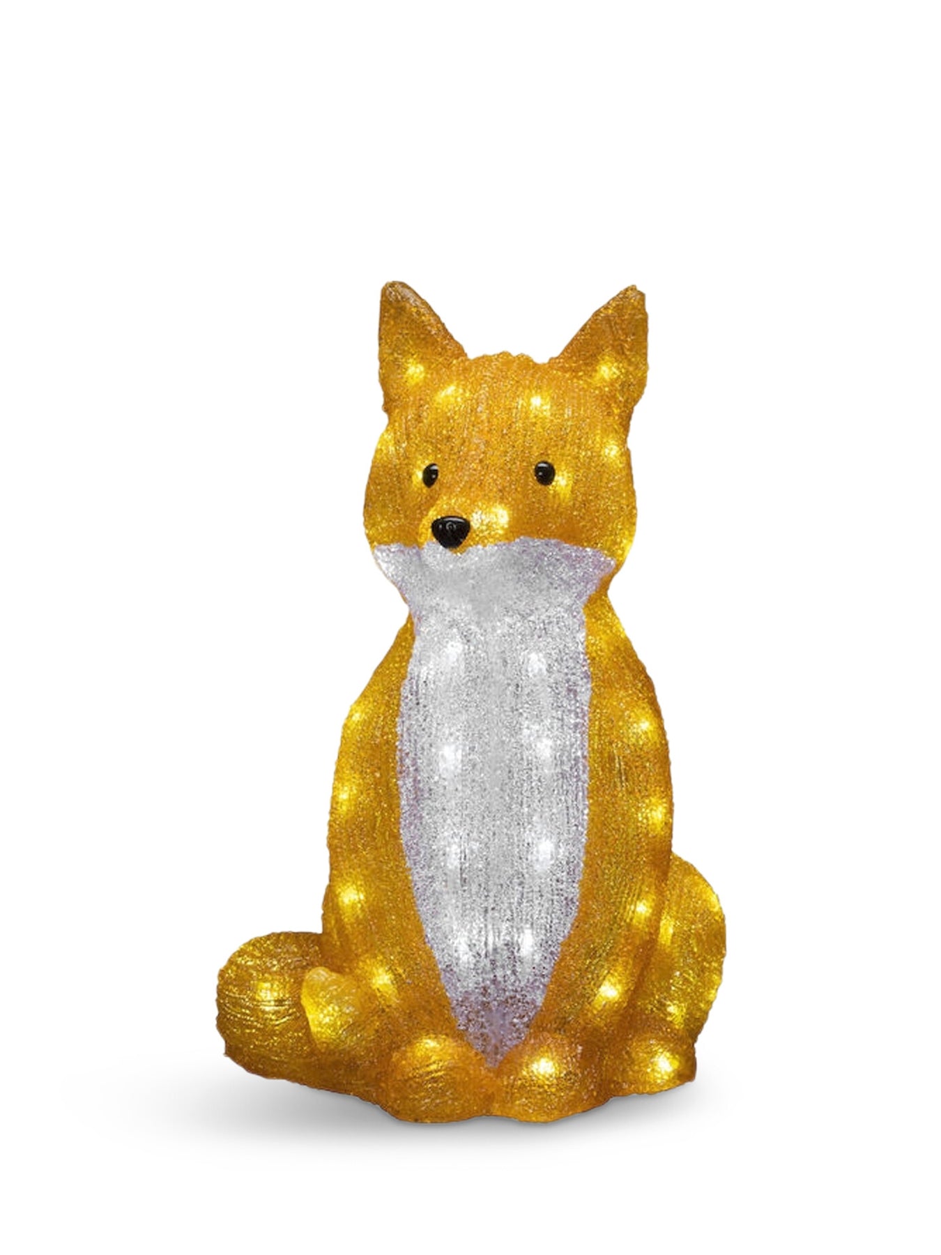Fox Sitting Outdoor LED Decoration 40cm