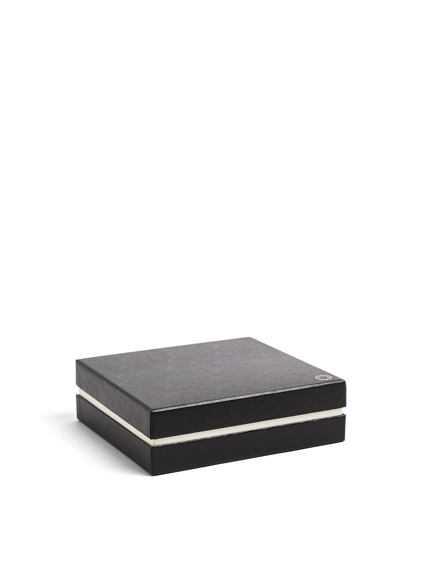 Rectangular Framed Black Saffiano Buckle Belt