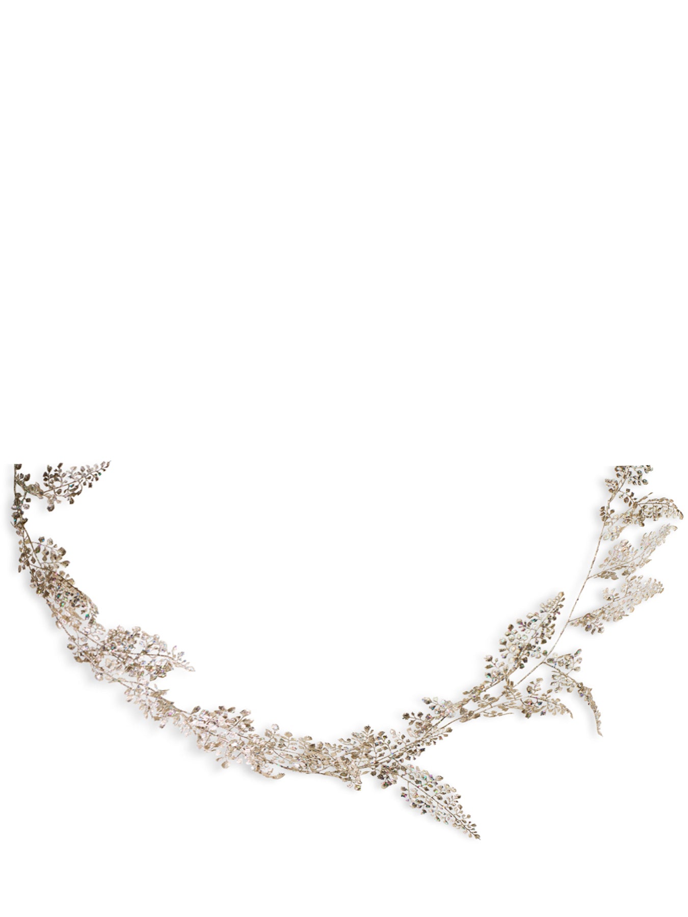 Sparkle Maidenhair Garland Christmas Decoration 180cm