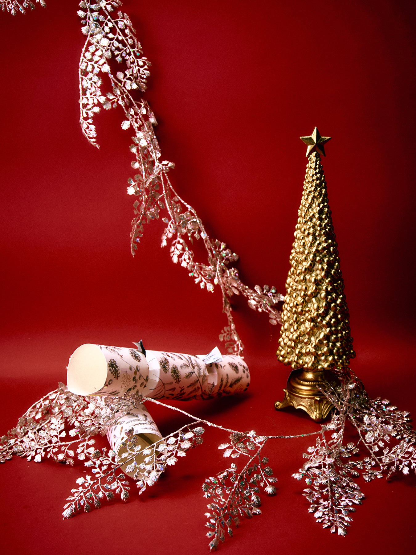 Sparkle Maidenhair Garland Christmas Decoration 180cm