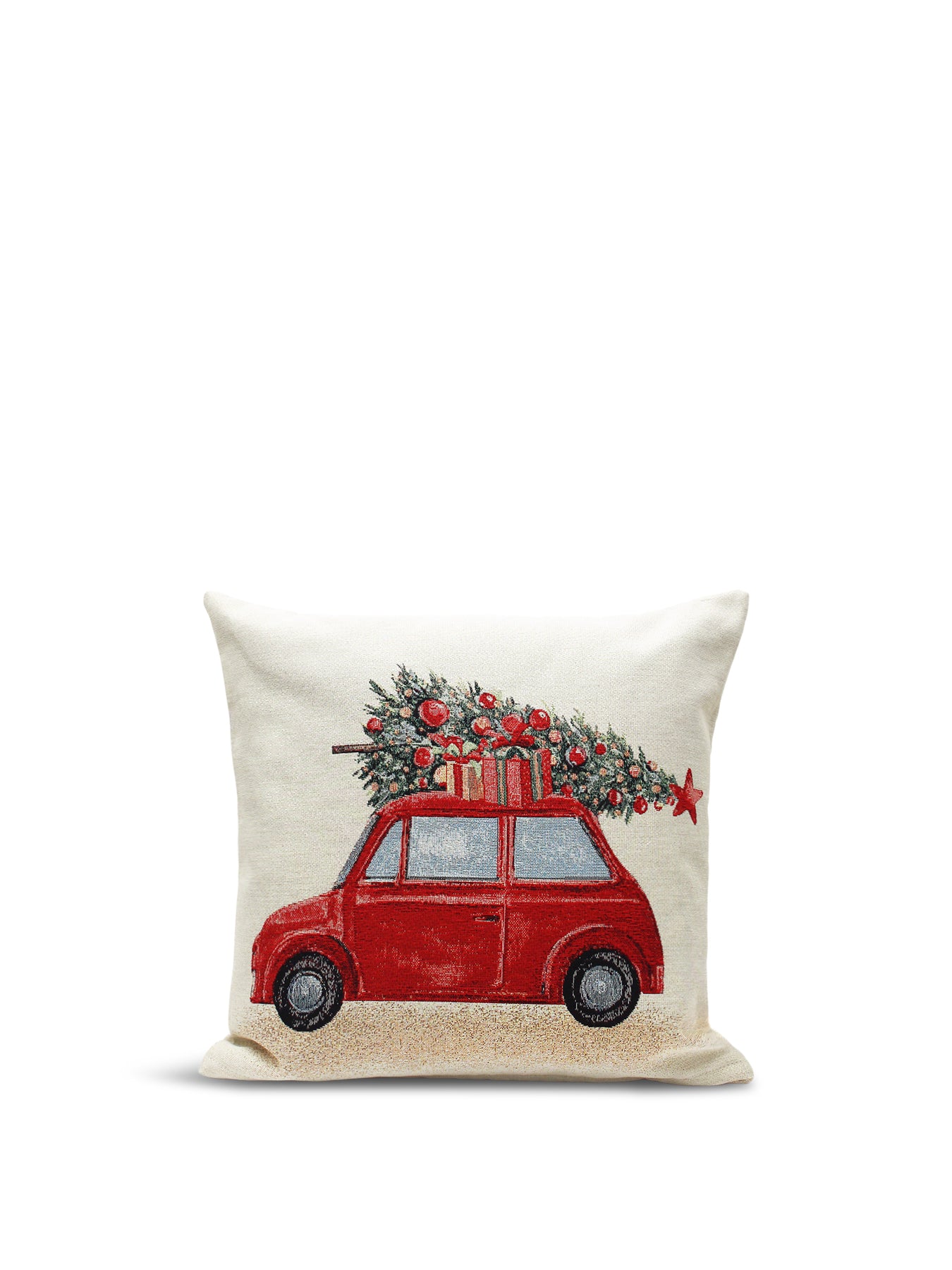 Driving Home for Christmas Cushion