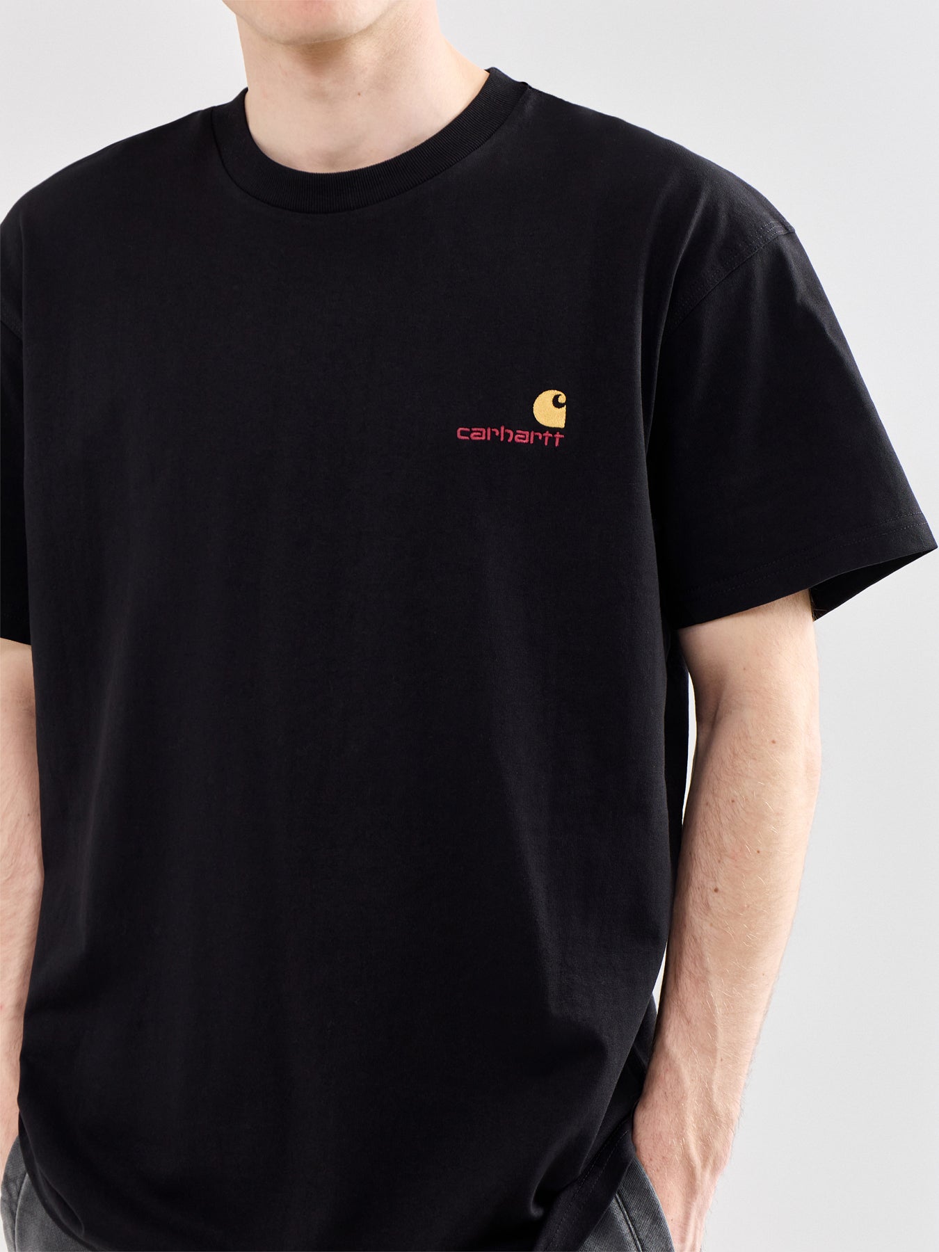 American Script T-Shirt in Black