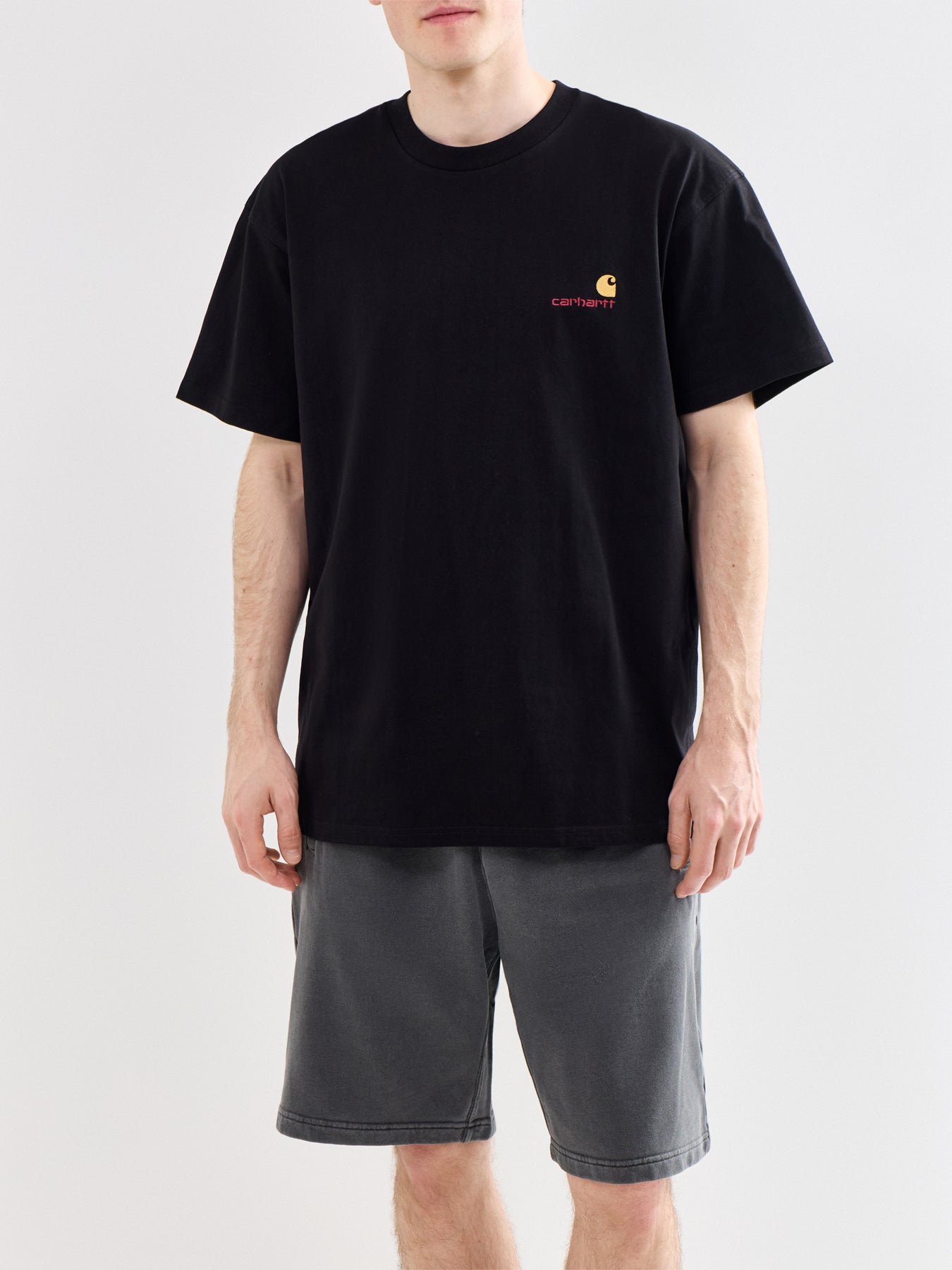 American Script T-Shirt in Black