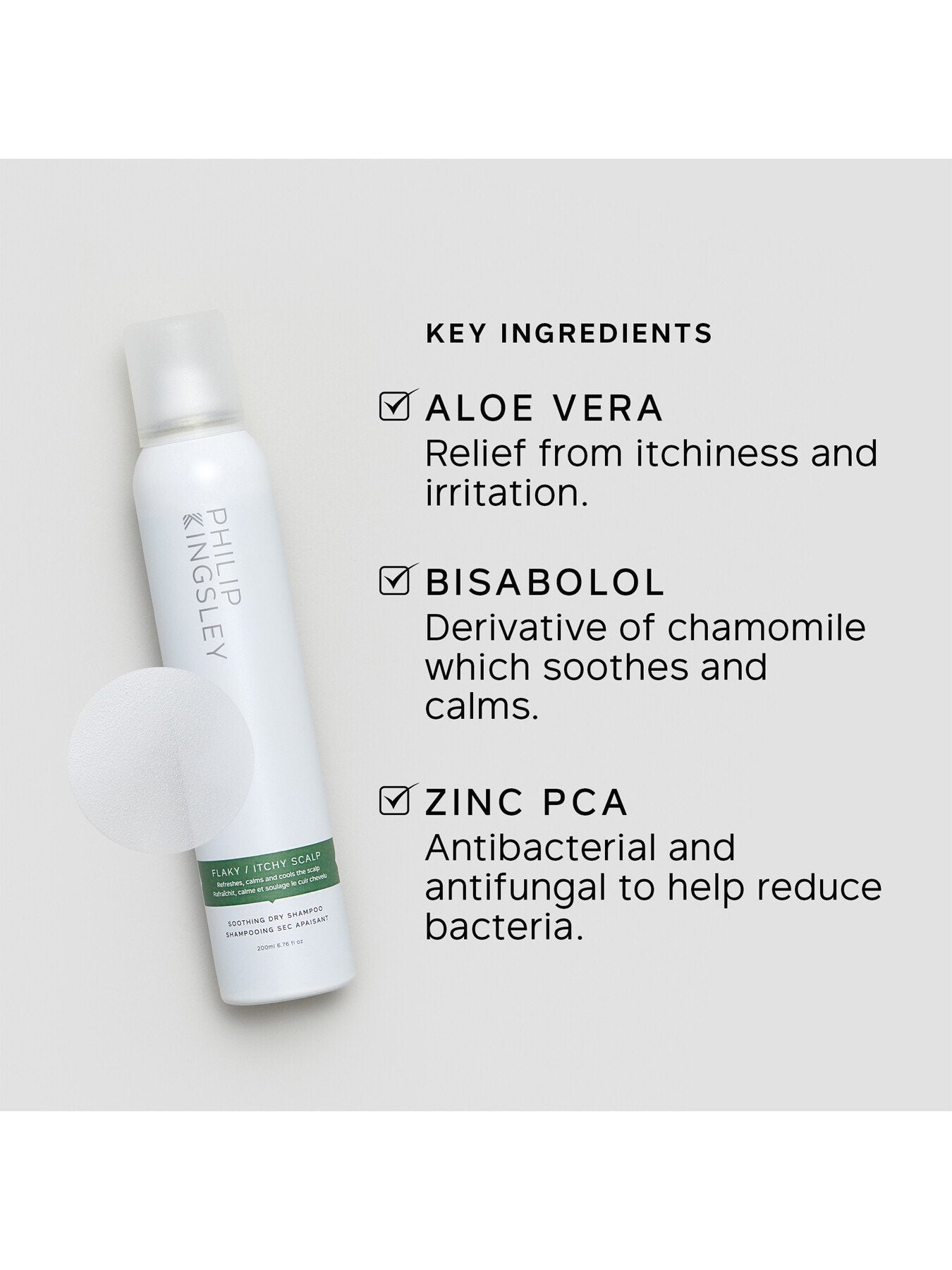 Flaky Itchy Scalp Soothing Dry Shampoo 200ml