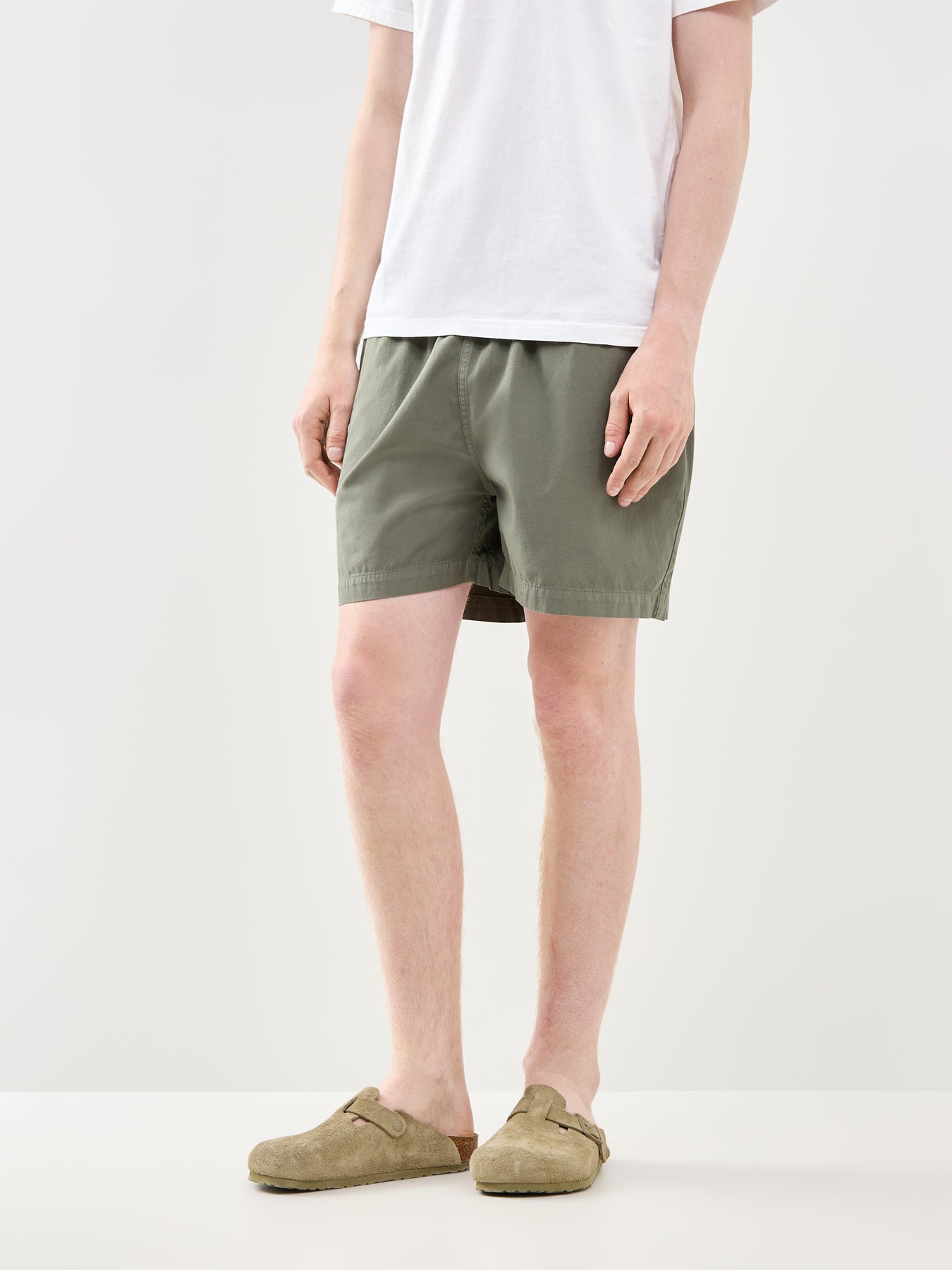 Organic Twill Shorts Olive