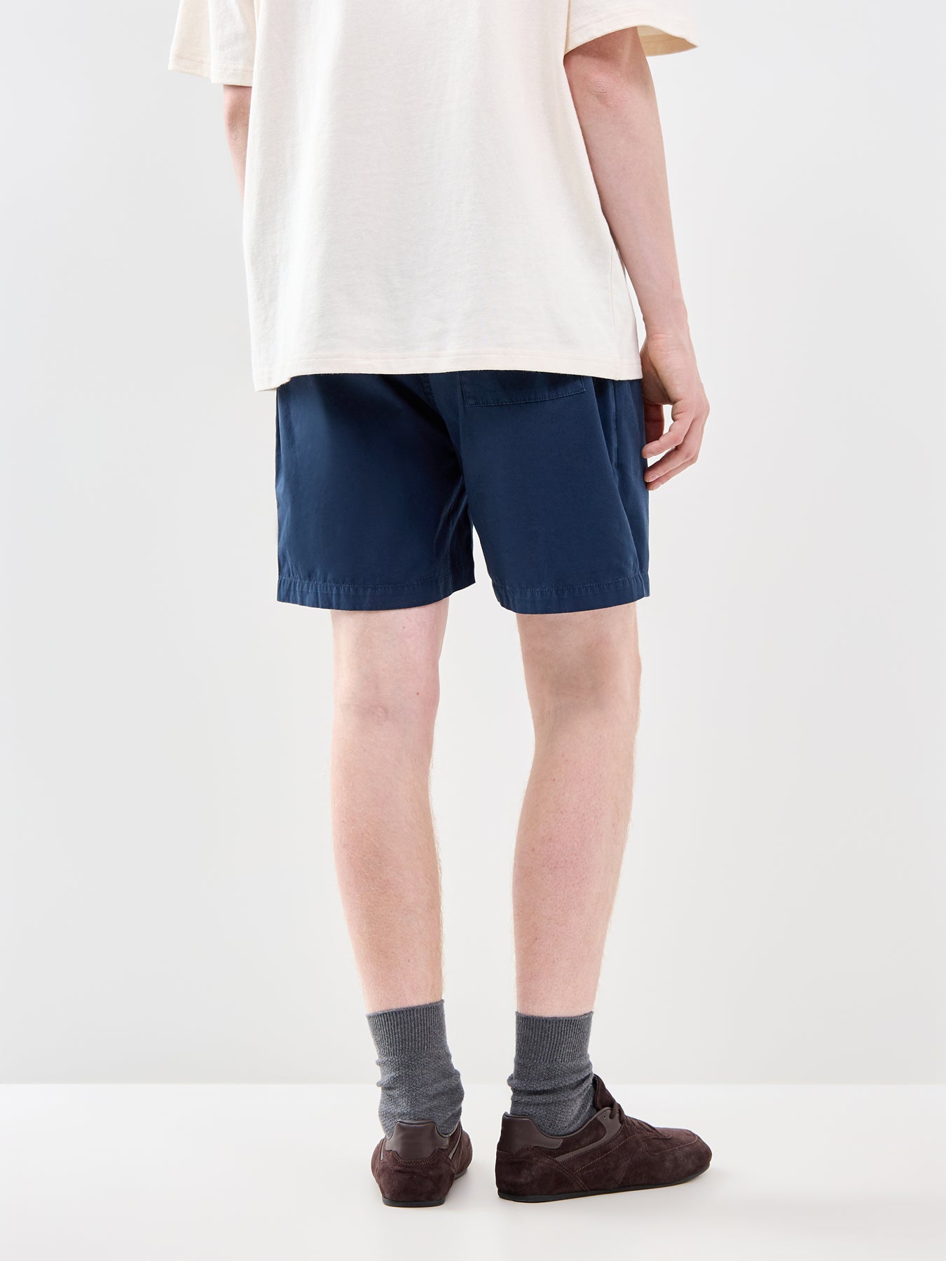 Organic Twill Shorts Navy