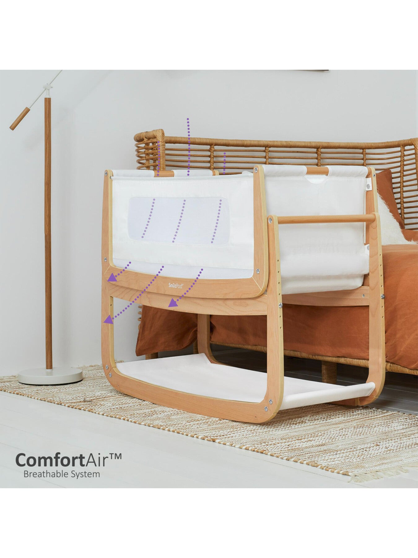 Snuzpod 4 Bedside Crib