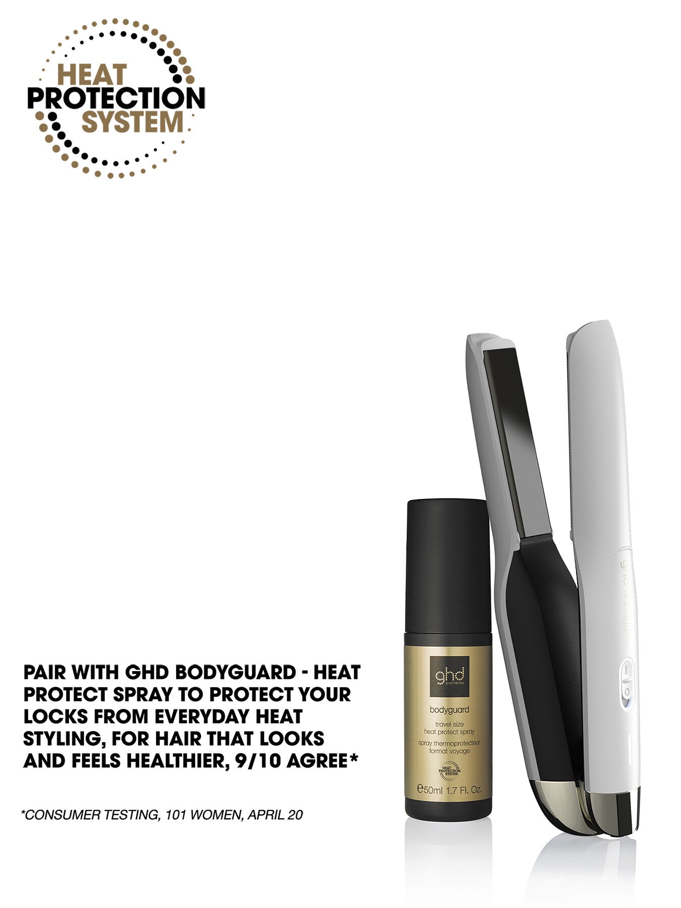 ghd Unplugged - Cordless Hair Straightener Black