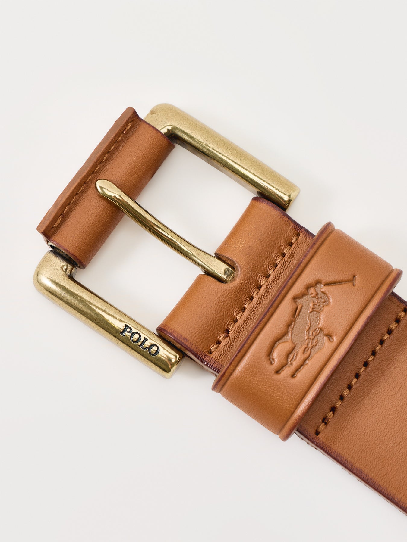 Polo Ralph Lauren Leather Belt Tan