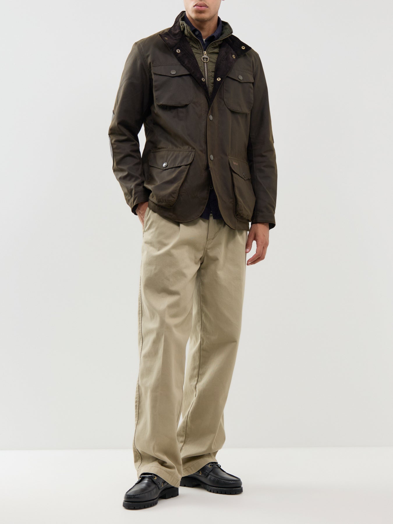 Ogston Wax Jacket Olive