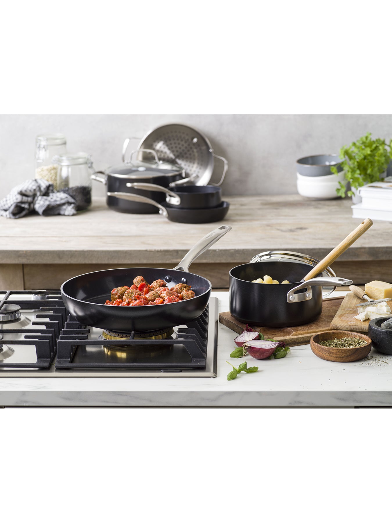 Copenhagen Open Fry Pan 30cm Black
