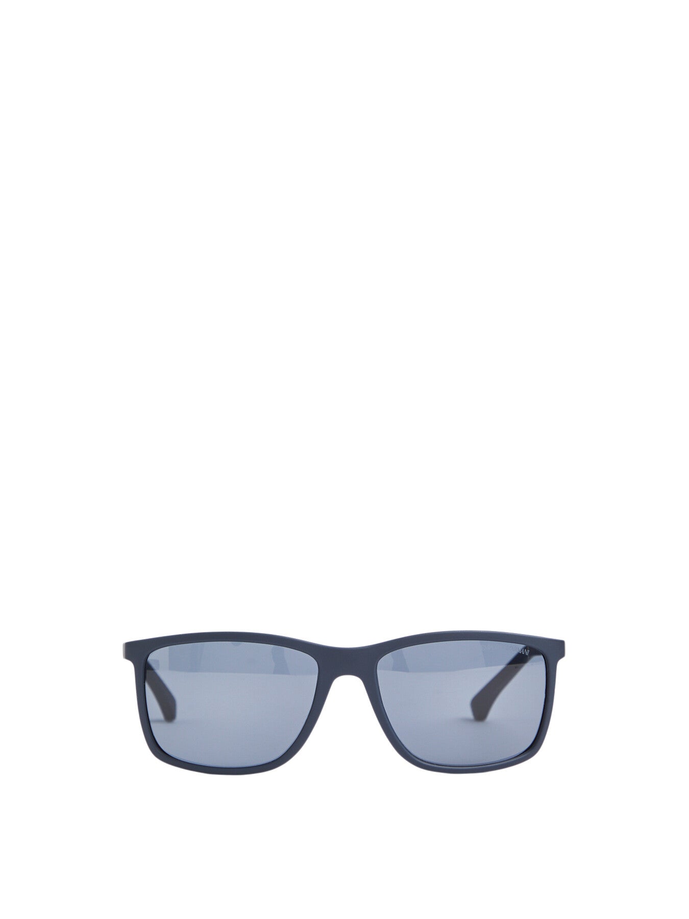 Rectangle Rubber Acetate Sunglasses Rubber Blue
